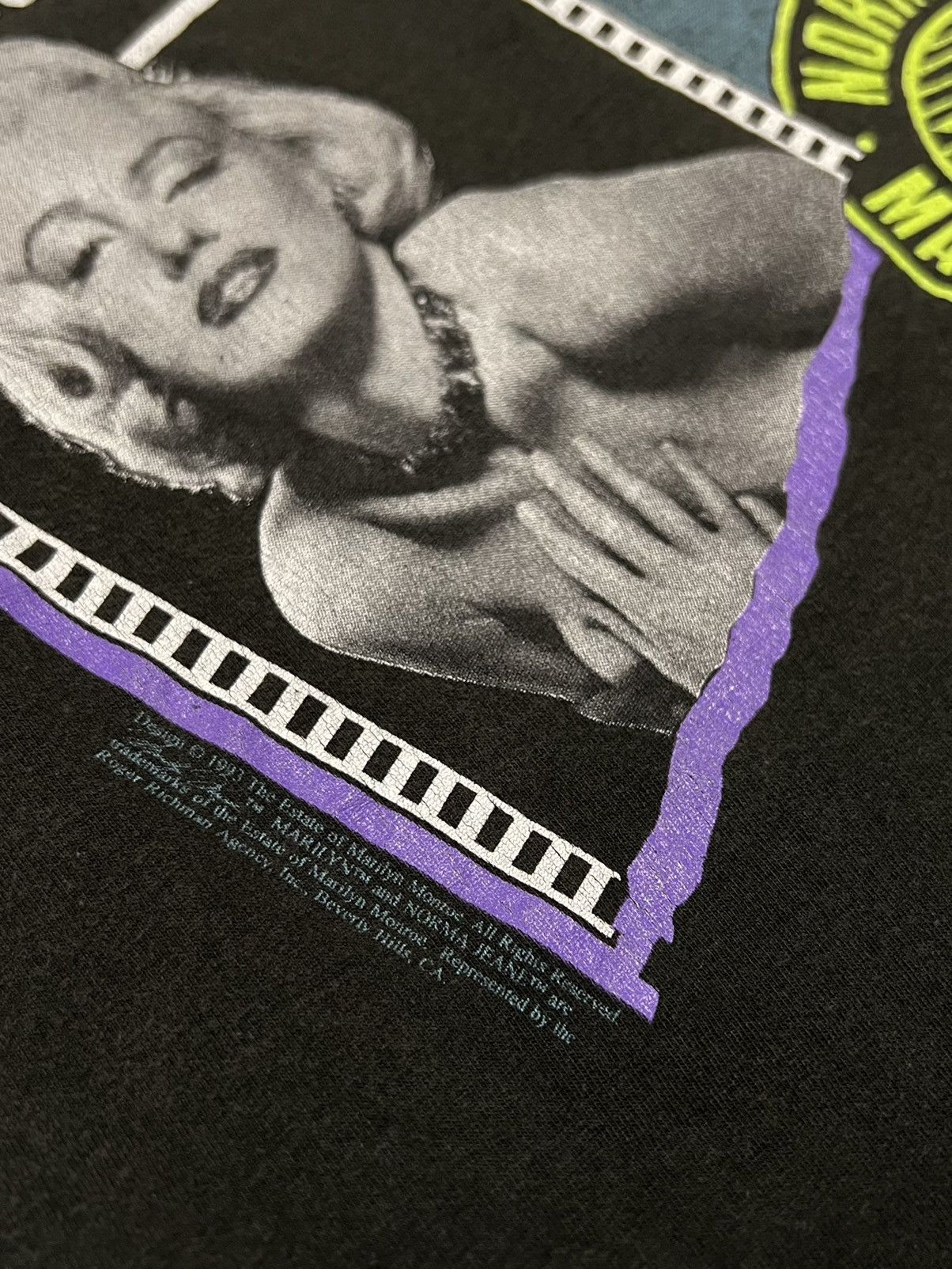 Band Tees × Vintage 🔥VINTAGE 93s MARILYN MONROE X NORMA JEANE HOLLYWOOD MOVIE 🎥 Size US M / EU 48-50 / 2 - 9 Thumbnail