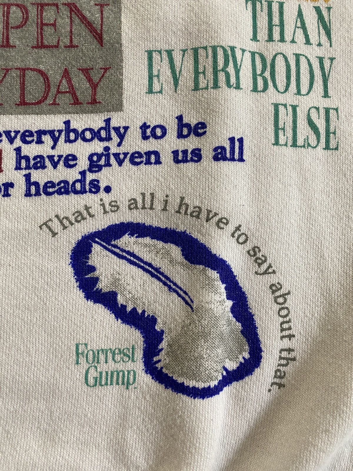 Tultex Vintage ‘94 Forrest Gump Crewneck Sweatshirt Size US L / EU 52-54 / 3 - 9 Thumbnail