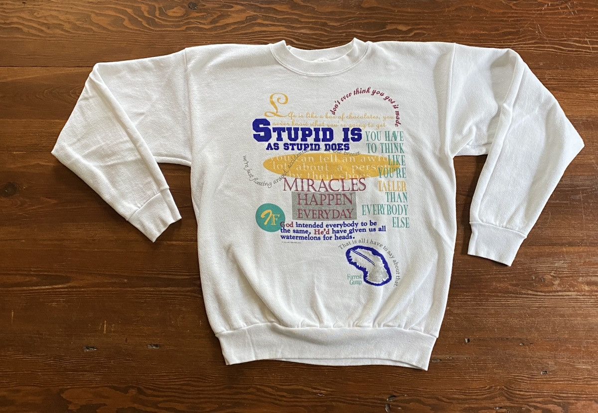 Tultex Vintage ‘94 Forrest Gump Crewneck Sweatshirt Size US L / EU 52-54 / 3 - 2 Thumbnail