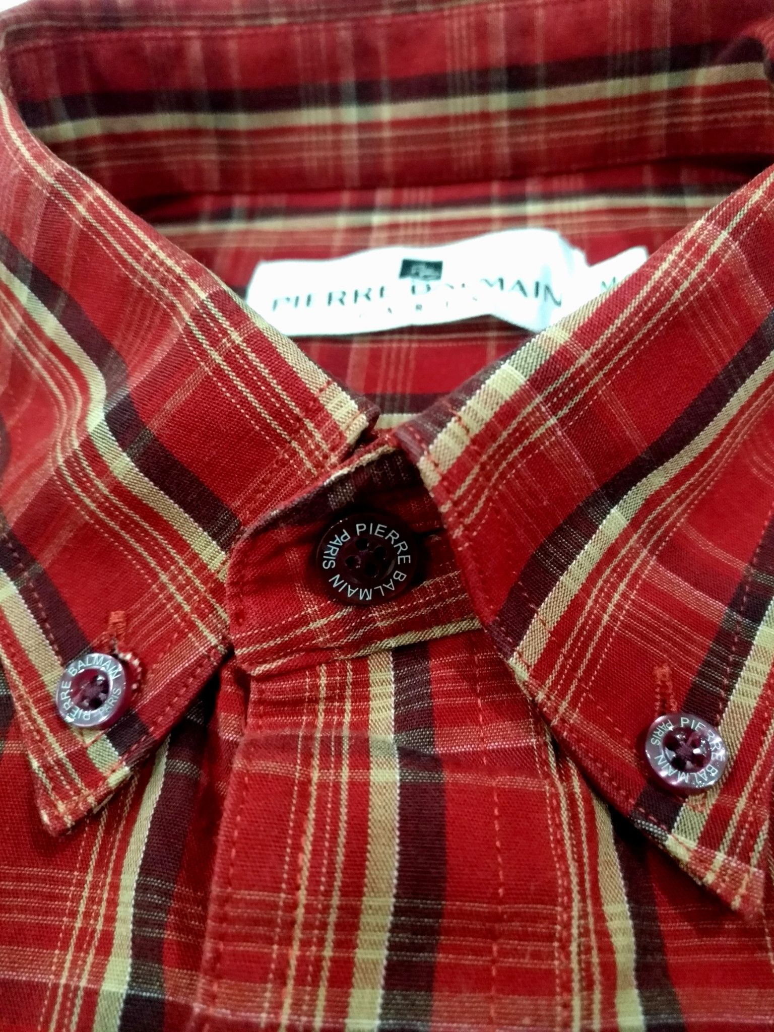Balmain × Designer × Pierre Balmain RARE! VTG PIERRE BALMAIN L/SLEEVE SHIRT Size US M / EU 48-50 / 2 - 4 Thumbnail