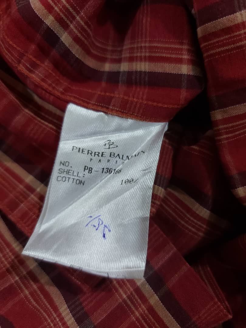 Balmain × Designer × Pierre Balmain RARE! VTG PIERRE BALMAIN L/SLEEVE SHIRT Size US M / EU 48-50 / 2 - 9 Thumbnail