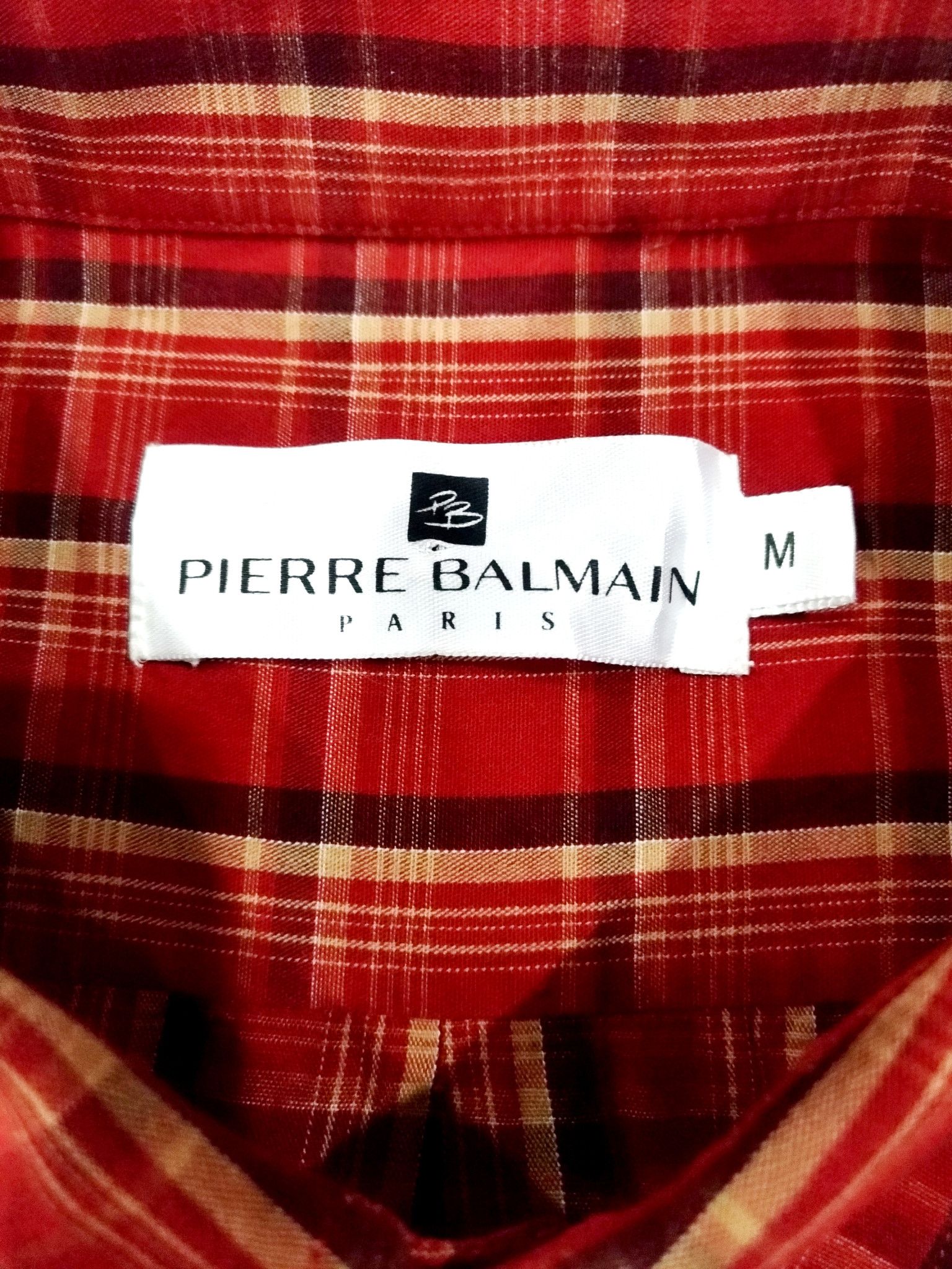 Balmain × Designer × Pierre Balmain RARE! VTG PIERRE BALMAIN L/SLEEVE SHIRT Size US M / EU 48-50 / 2 - 3 Thumbnail