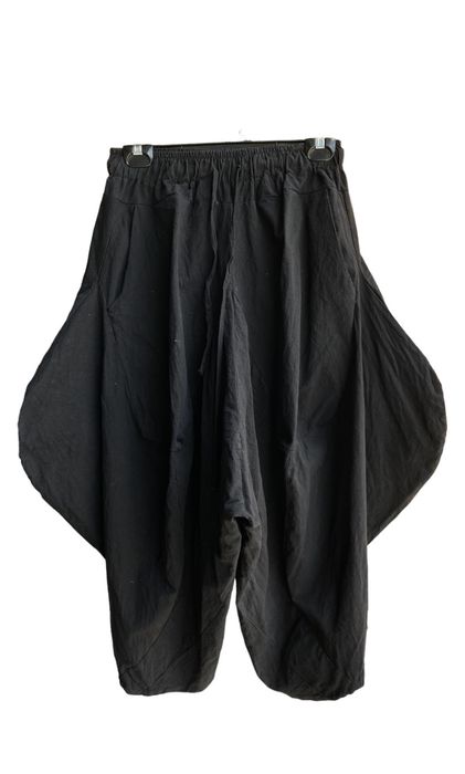 Yohji Yamamoto POUR HOMME Cotton Balloon Pants (Trousers) Black 3