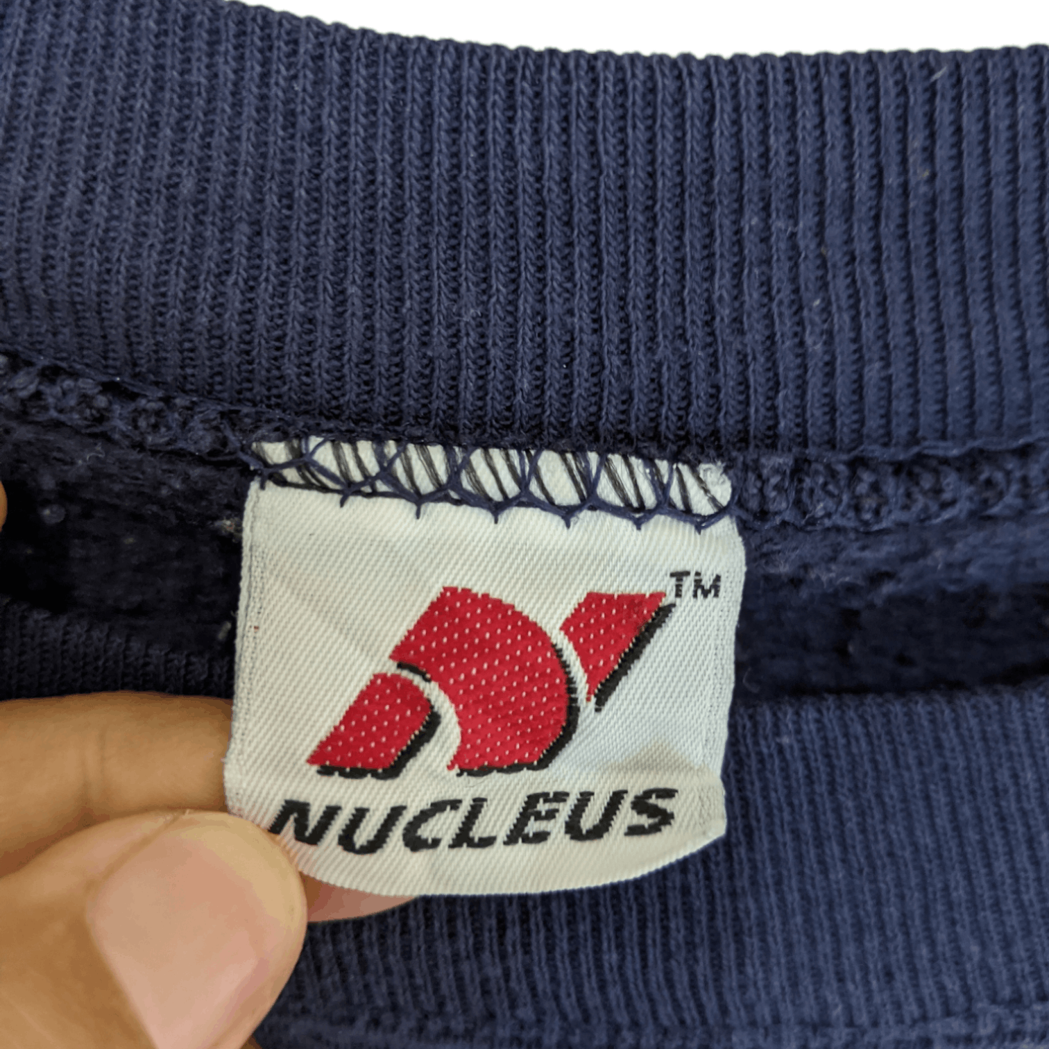 Japanese Brand Vintage 90's NUCLEUS Plain Jumper Sweatshirt Size US XL / EU 56 / 4 - 8 Thumbnail