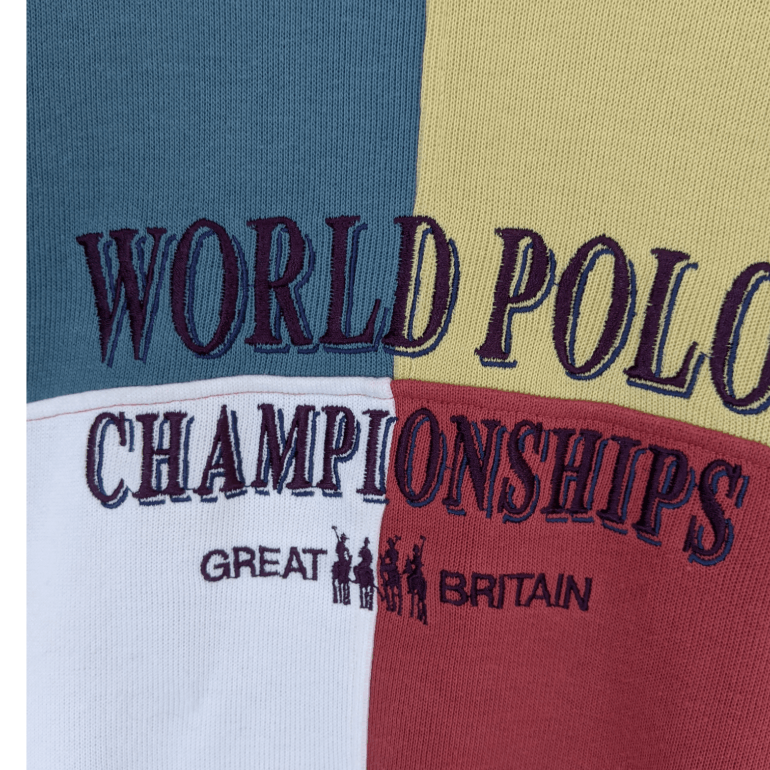 Japanese Brand WORLD POLO CHAMPIONSHIP Great Britain Spell Out Sweatshirt Size US M / EU 48-50 / 2 - 5 Thumbnail