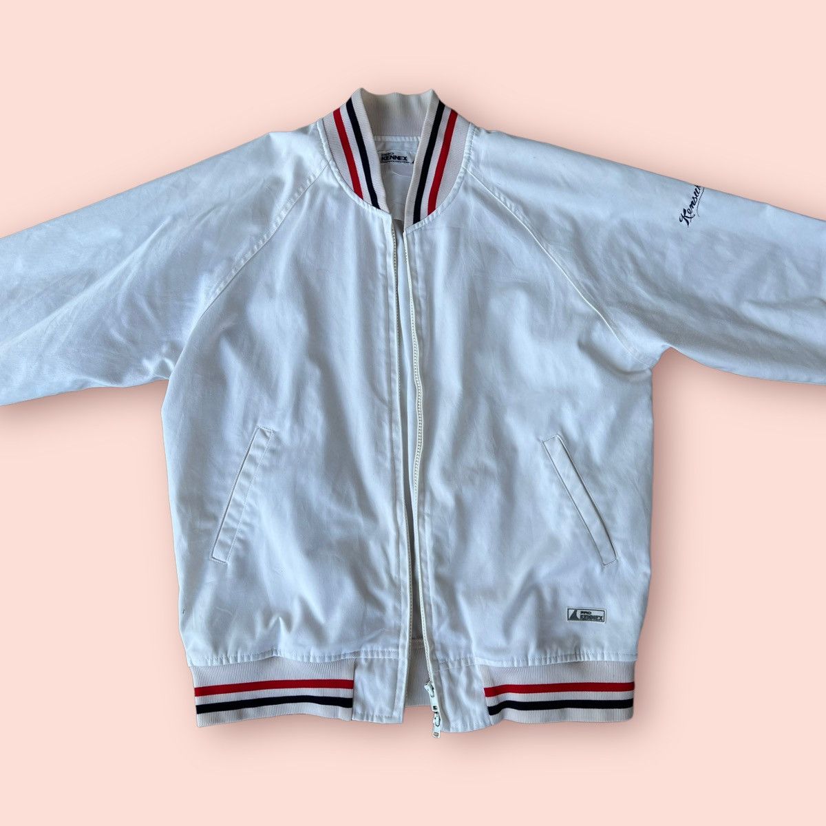 Japanese Brand × Vintage VINTAGE PRO KENNEX COTTON VARSITY JACKET Size US S / EU 44-46 / 1 - 8 Thumbnail