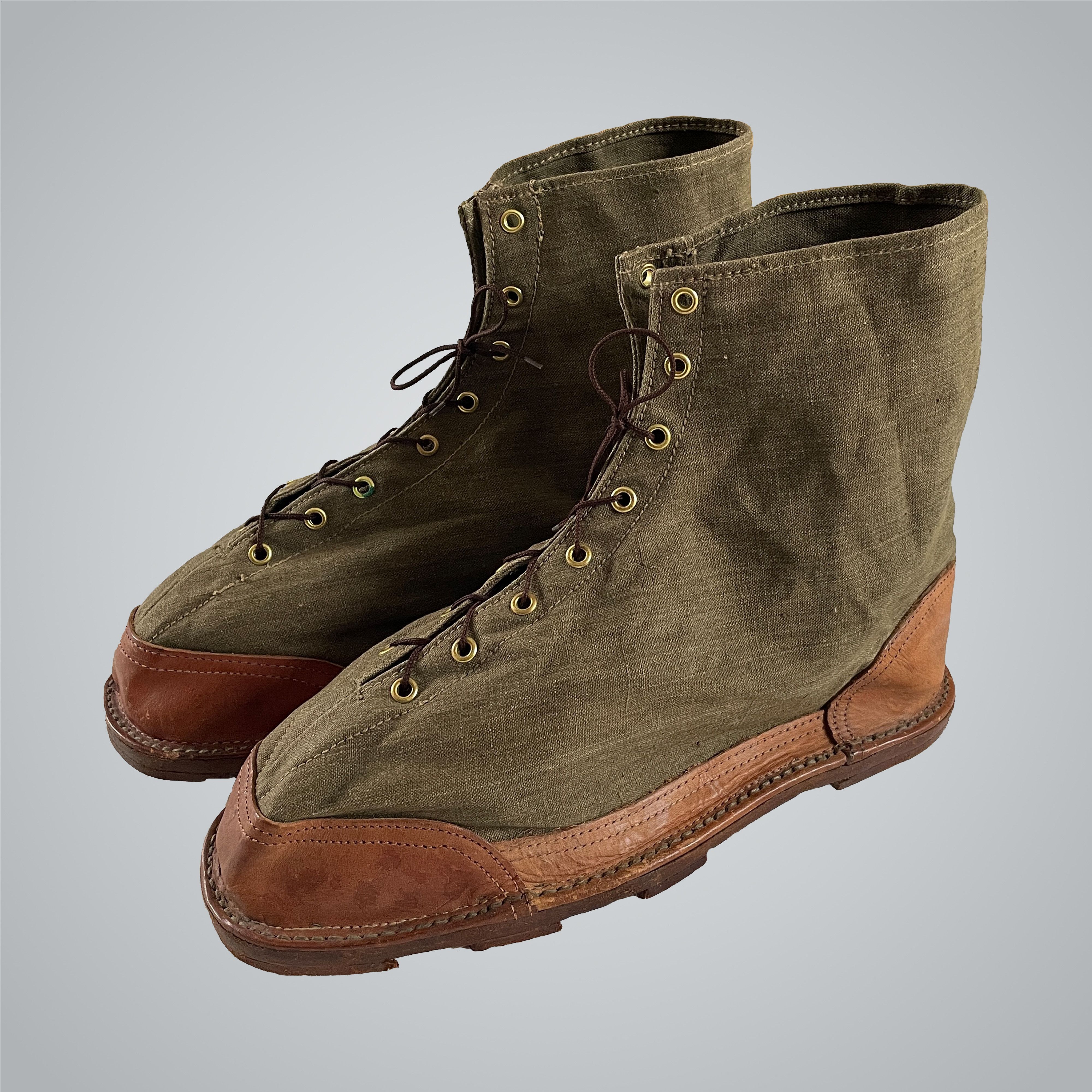 Vintage WW2 French Ice Nail Boots Size US 13 / EU 46 - 3 Thumbnail