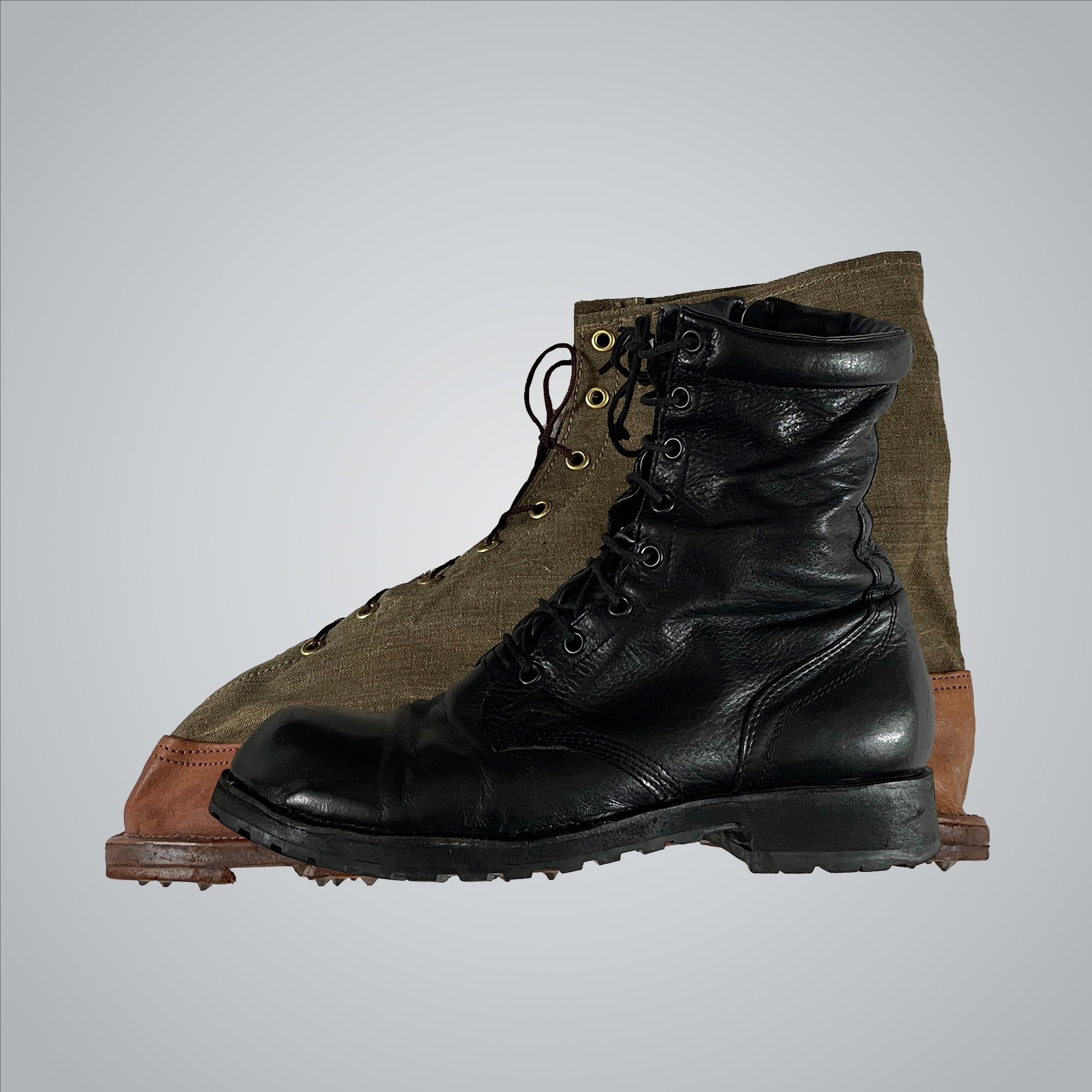 Vintage WW2 French Ice Nail Boots Size US 13 / EU 46 - 10 Thumbnail