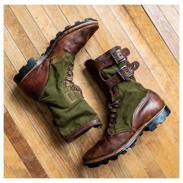 Vintage WW2 French Ice Nail Boots Size US 13 / EU 46 - 9 Thumbnail