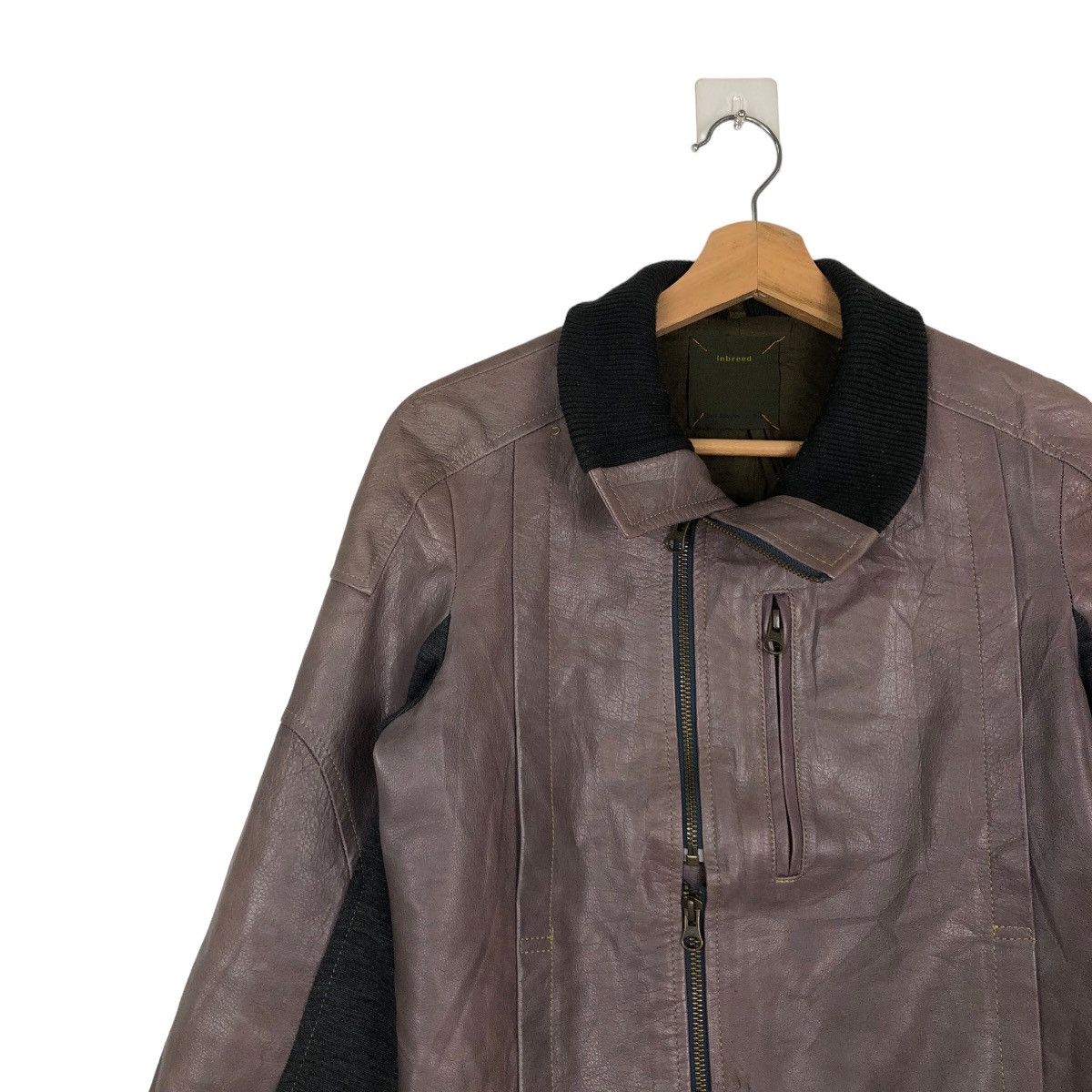 Japanese Brand VINTAGE INBREED LEATHER JACKET INSPIRED HYSTERIC GLAMOUR Size US M / EU 48-50 / 2 - 6 Thumbnail