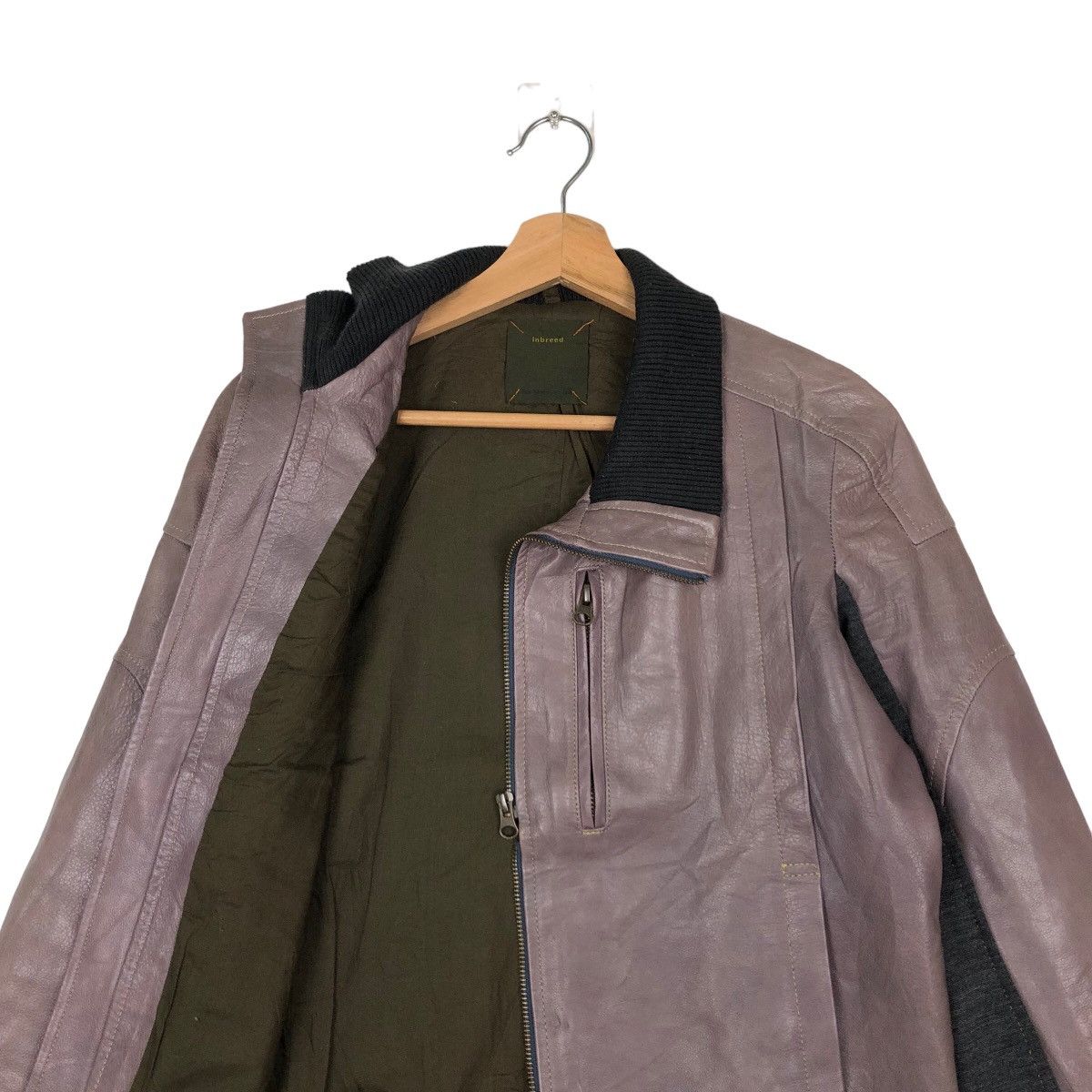 Japanese Brand VINTAGE INBREED LEATHER JACKET INSPIRED HYSTERIC GLAMOUR Size US M / EU 48-50 / 2 - 9 Thumbnail