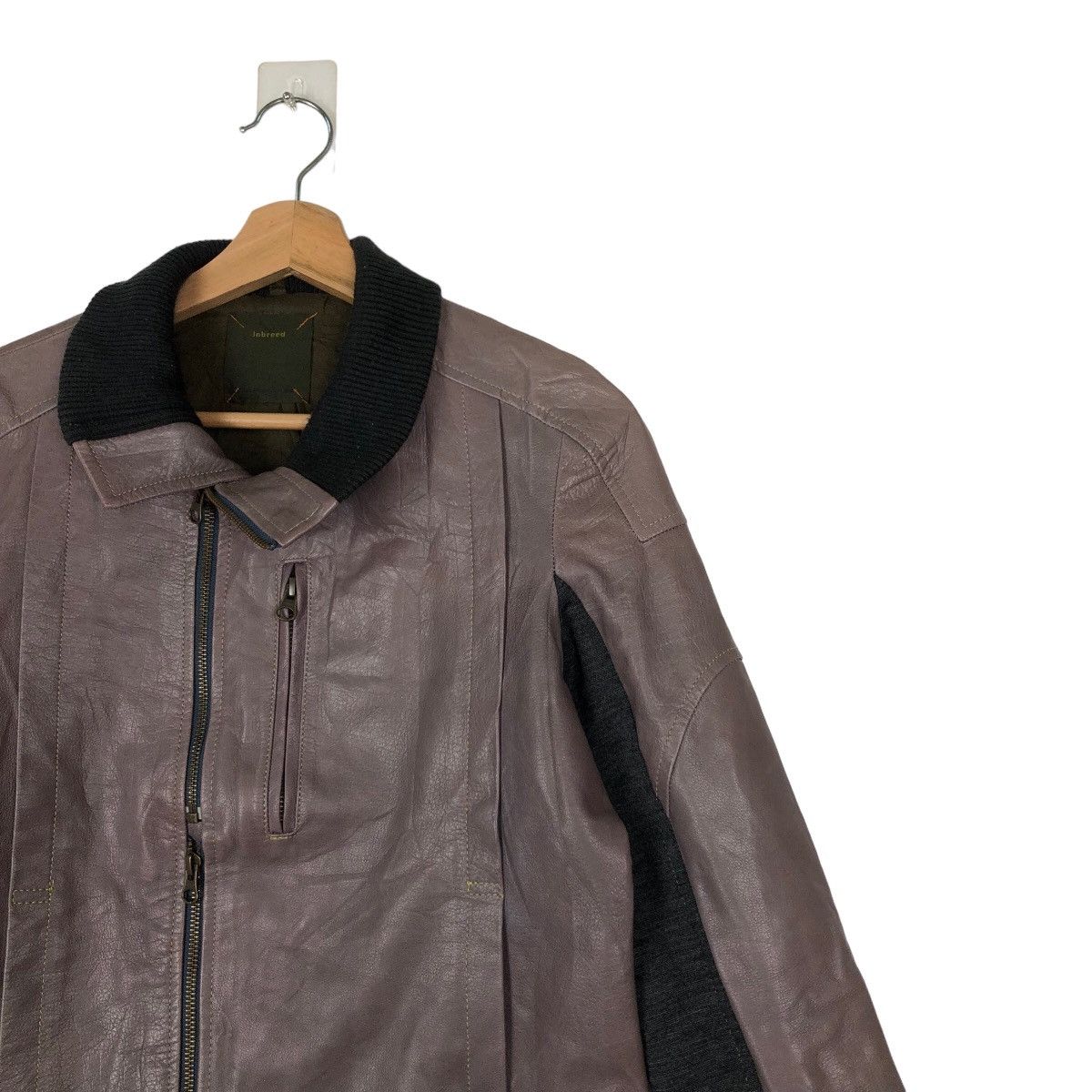 Japanese Brand VINTAGE INBREED LEATHER JACKET INSPIRED HYSTERIC GLAMOUR Size US M / EU 48-50 / 2 - 5 Thumbnail