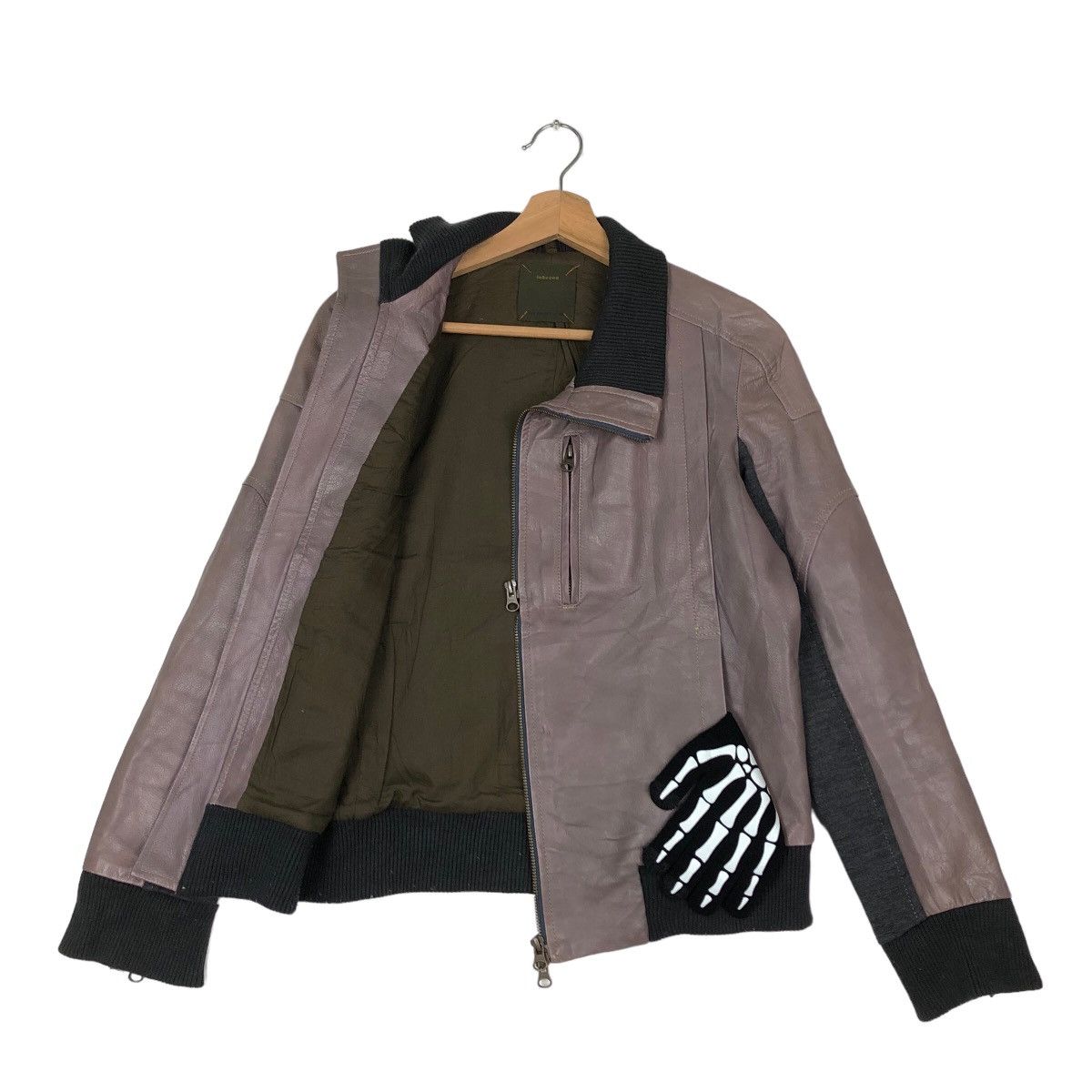 Japanese Brand VINTAGE INBREED LEATHER JACKET INSPIRED HYSTERIC GLAMOUR Size US M / EU 48-50 / 2 - 8 Thumbnail