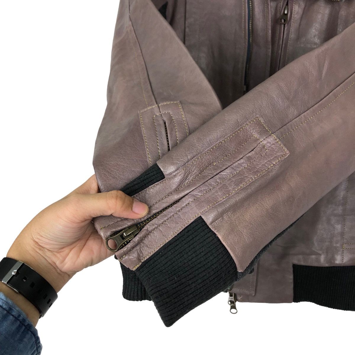 Japanese Brand VINTAGE INBREED LEATHER JACKET INSPIRED HYSTERIC GLAMOUR Size US M / EU 48-50 / 2 - 11 Thumbnail