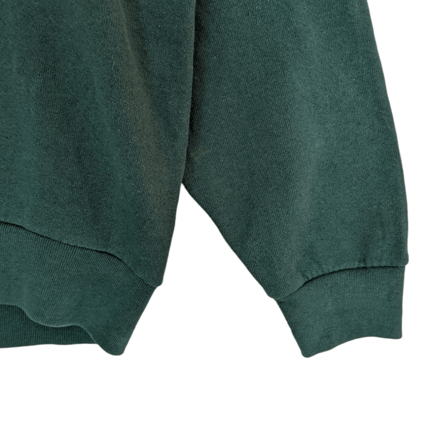 Fruit Of The Loom Vintage 90's FRUIT OF THE LOOM Plain Green Sweatshirt Size L / US 10 / IT 46 - 5 Thumbnail