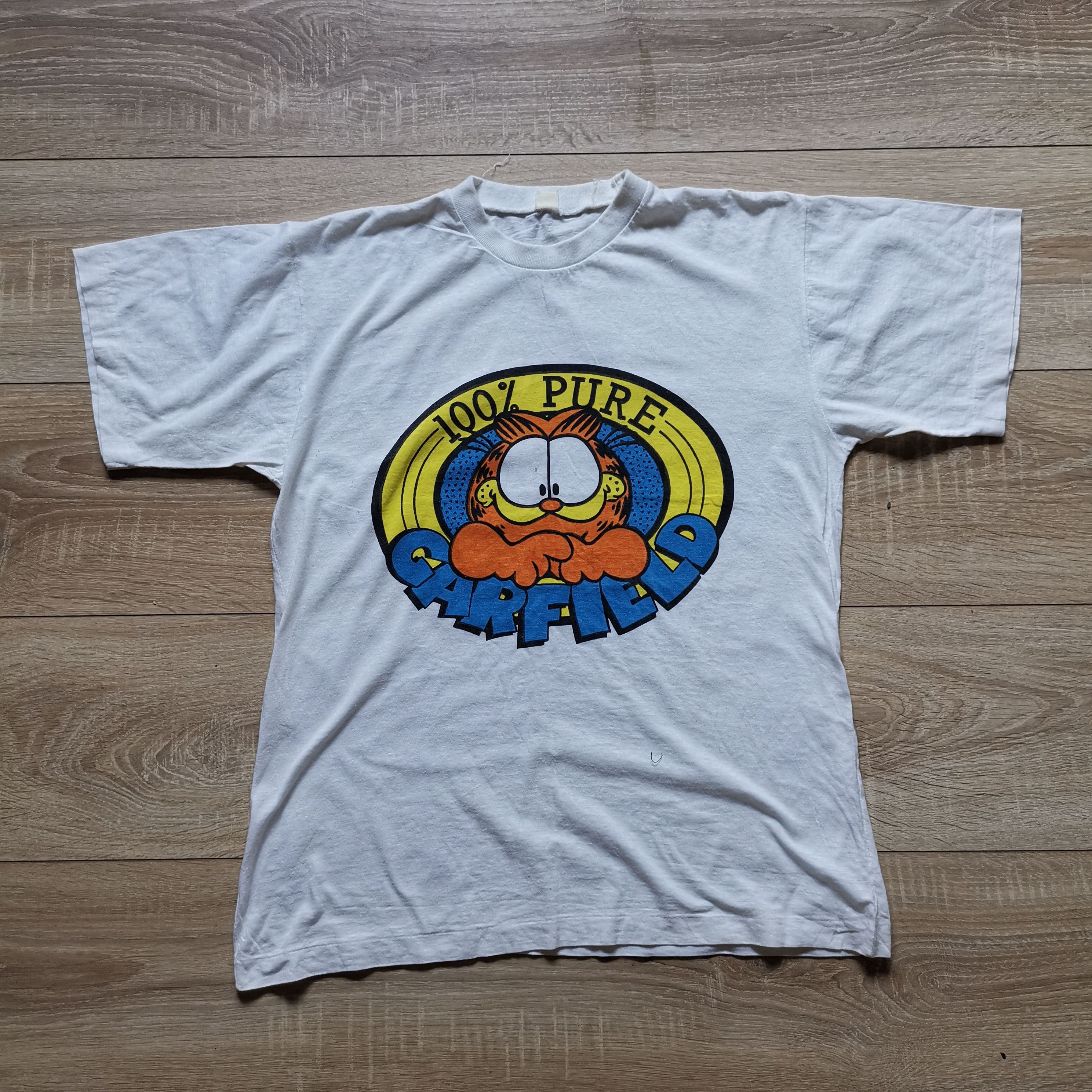 Vintage Garfield vintage 80s 90s 100% pure Garfield tee Size US S / EU 44-46 / 1 - 2 Thumbnail