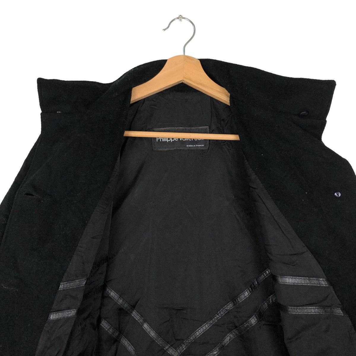 Japanese Brand VINTAGE PHILIPPE VALLEREUIL WOOL LONG JACKET ITALIAN MADE Size US M / EU 48-50 / 2 - 11 Thumbnail