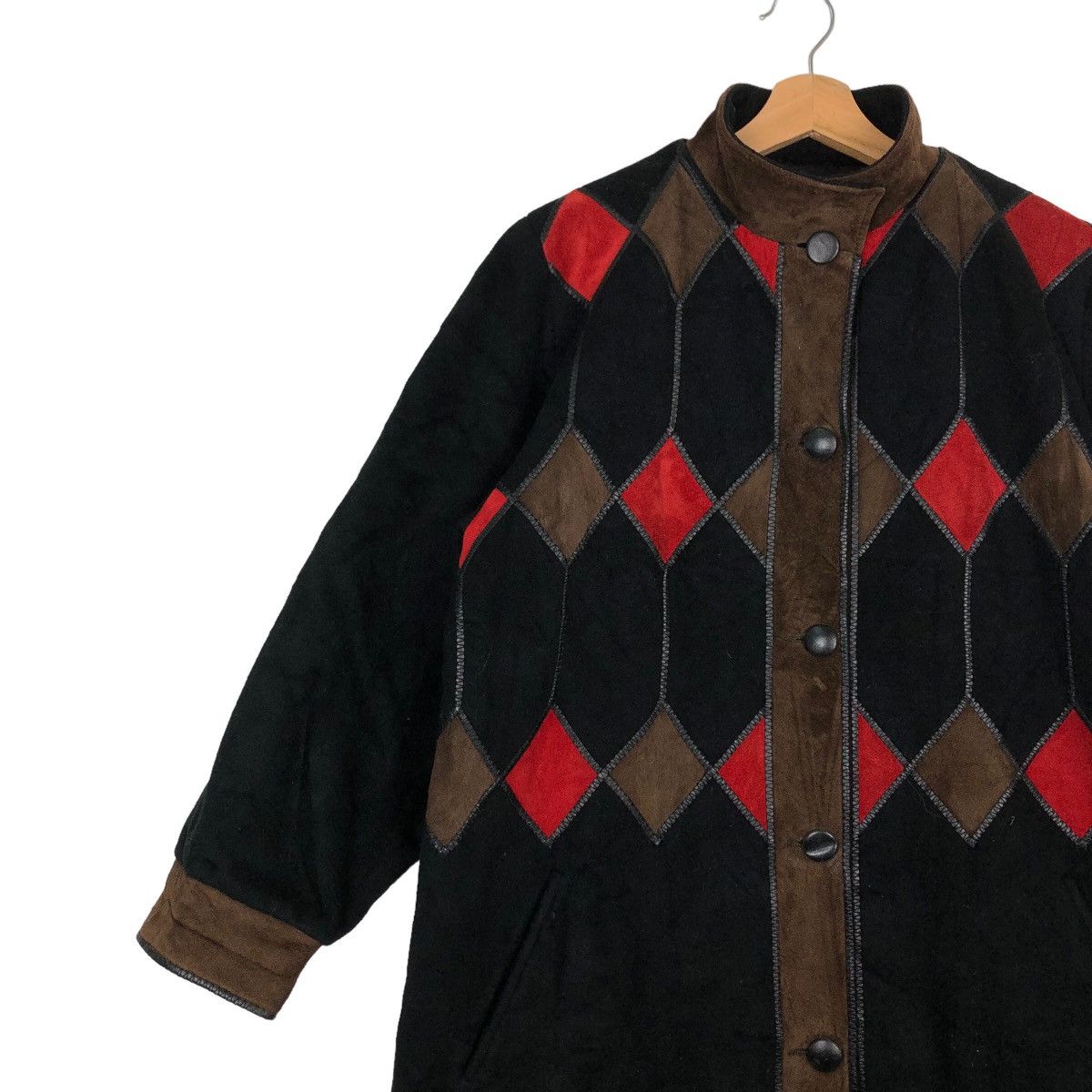 Japanese Brand VINTAGE PHILIPPE VALLEREUIL WOOL LONG JACKET ITALIAN MADE Size US M / EU 48-50 / 2 - 6 Thumbnail