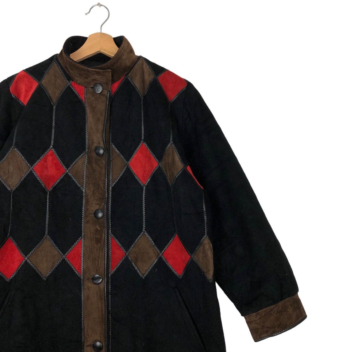 Japanese Brand VINTAGE PHILIPPE VALLEREUIL WOOL LONG JACKET ITALIAN MADE Size US M / EU 48-50 / 2 - 5 Thumbnail