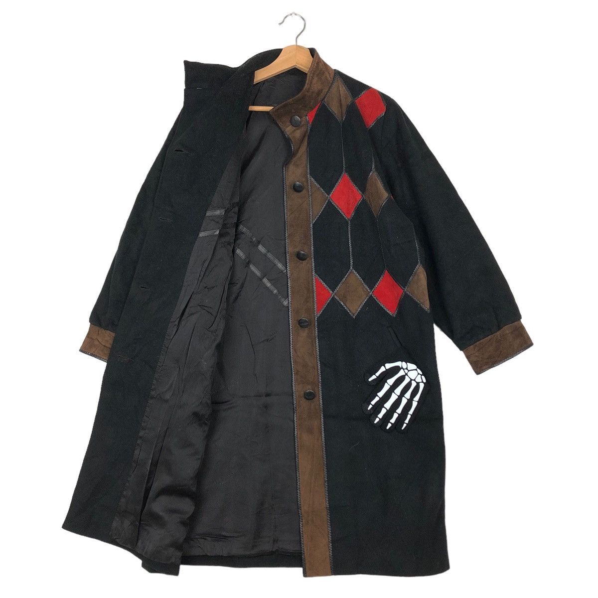 Japanese Brand VINTAGE PHILIPPE VALLEREUIL WOOL LONG JACKET ITALIAN MADE Size US M / EU 48-50 / 2 - 9 Thumbnail