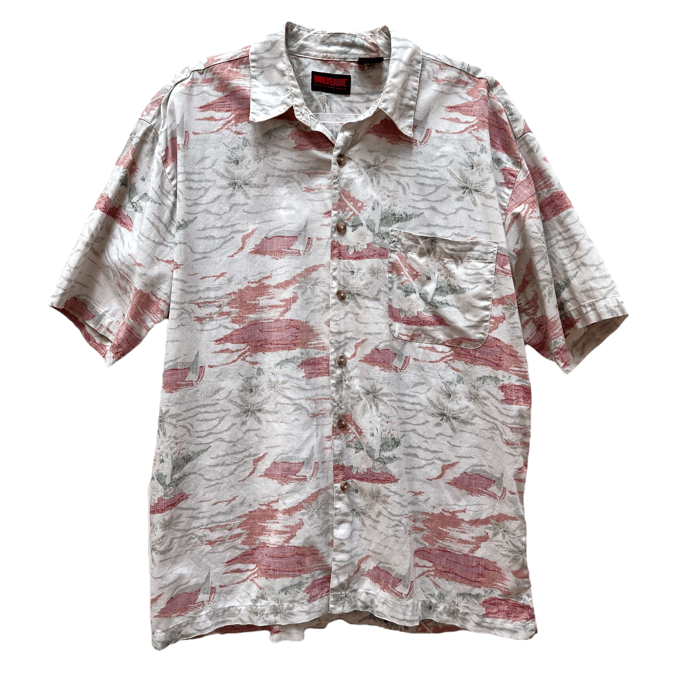 Wolverine Wolverine Reverse Print Hawaiian Aloha Shirt • Tropical Tiki Size US L / EU 52-54 / 3 - 1 Thumbnail