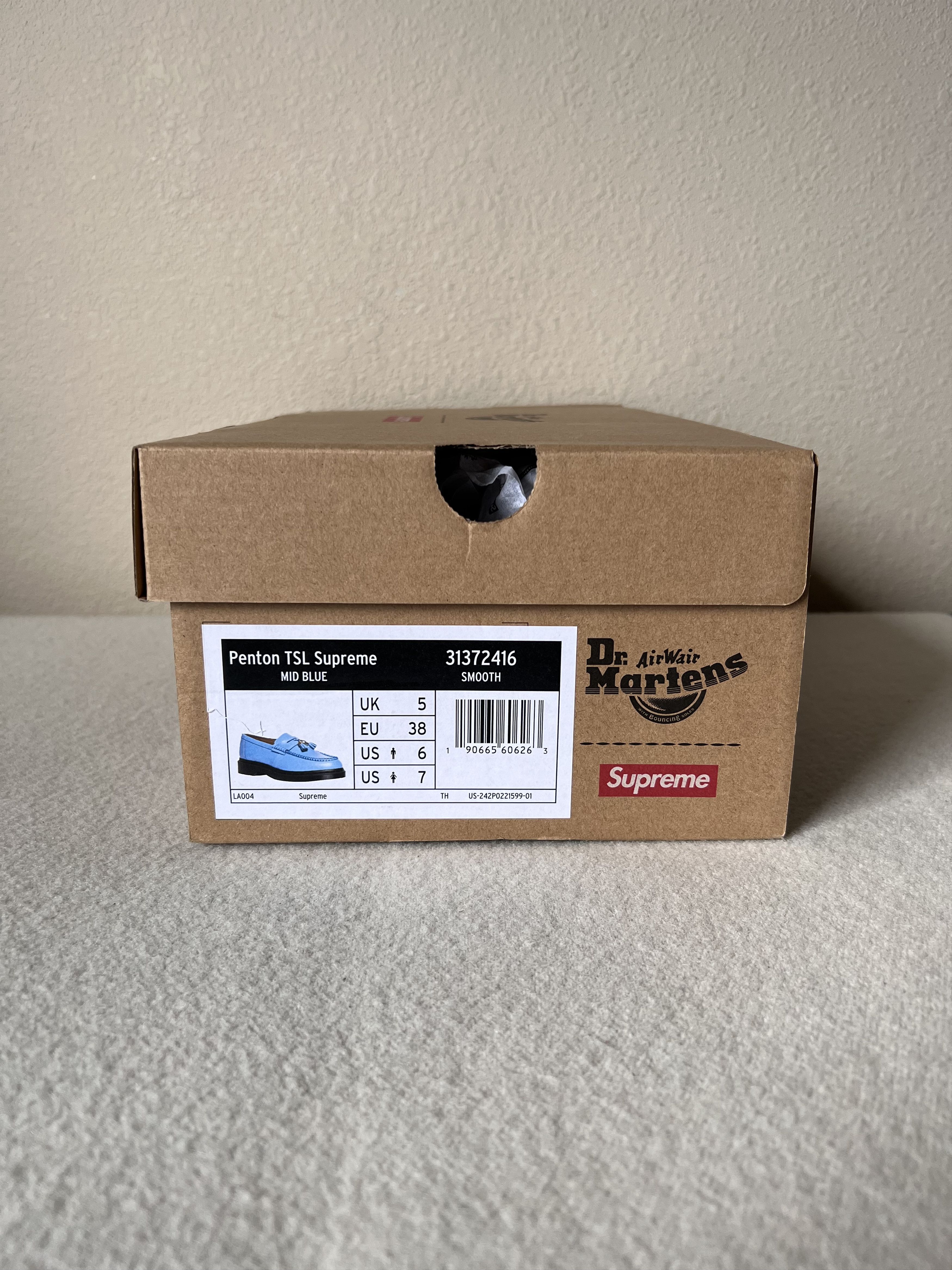 Dr. Martens × Supreme Supreme Dr. Martens Penton Tassel Loafers in Blue Size US 6 / EU 39 - 8 Thumbnail