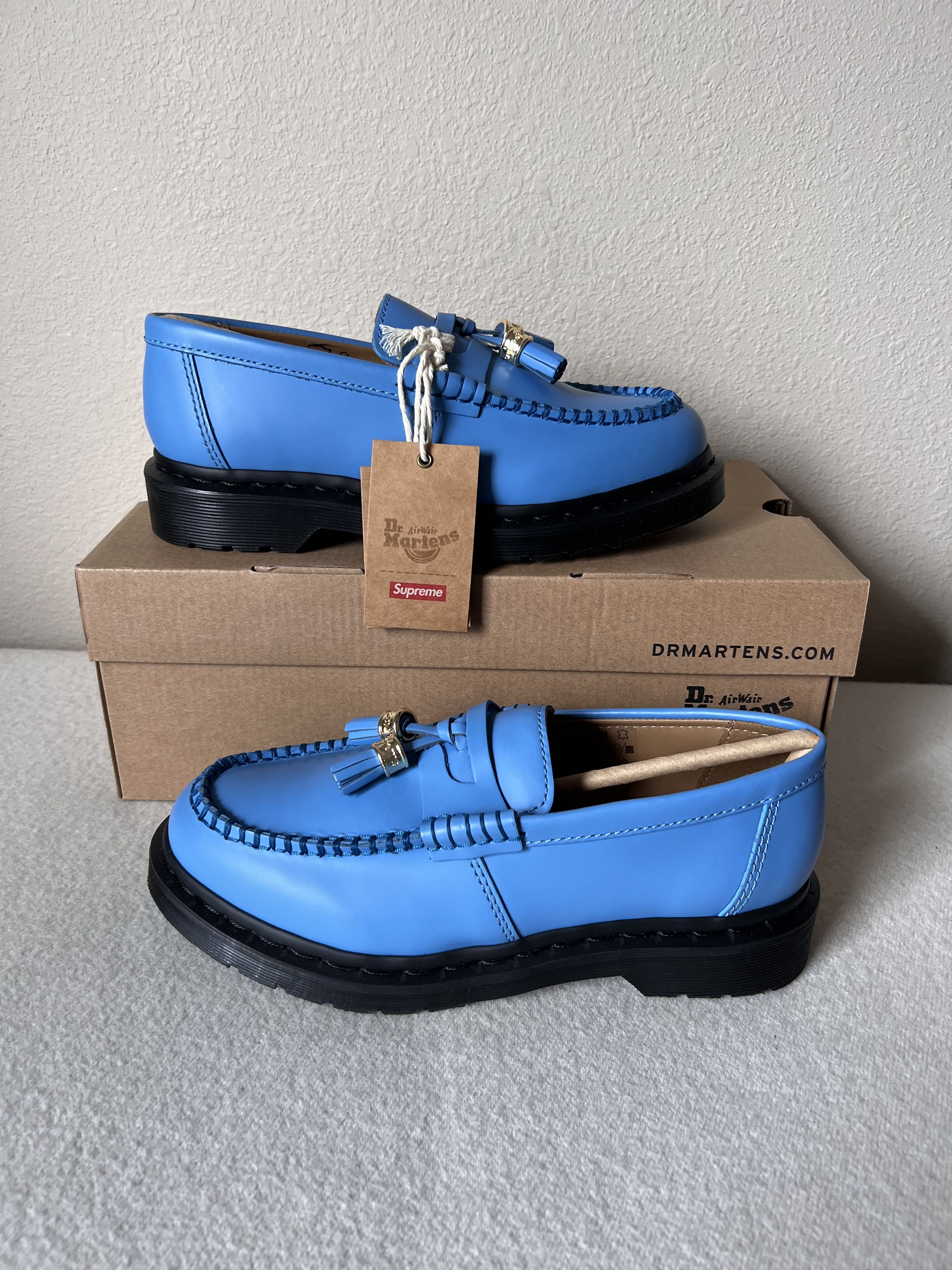 Dr. Martens × Supreme Supreme Dr. Martens Penton Tassel Loafers in Blue Size US 6 / EU 39 - 2 Thumbnail