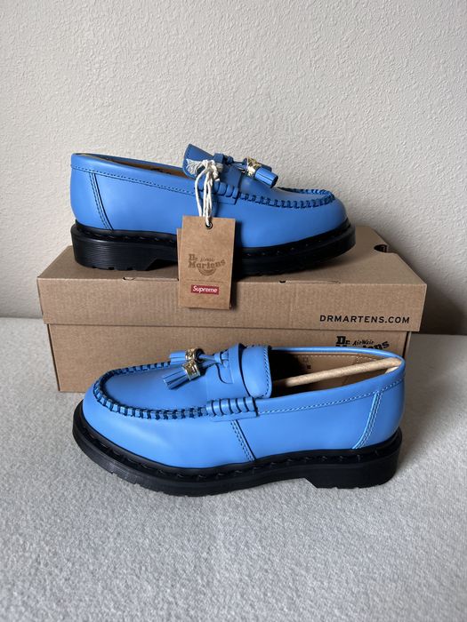 Supreme Supreme Dr. Martens Penton Tassel Loafers in Blue | Grailed