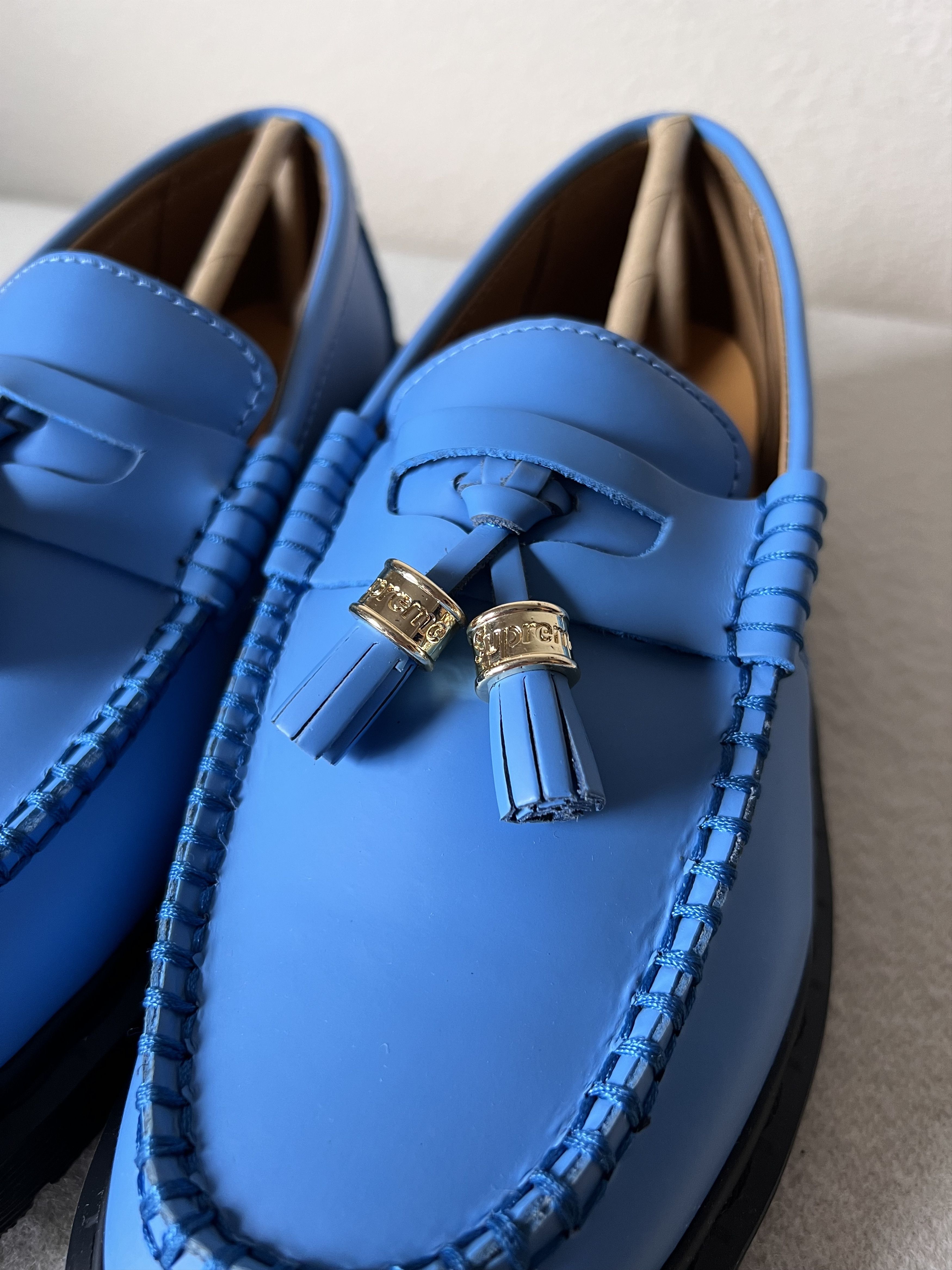 Dr. Martens × Supreme Supreme Dr. Martens Penton Tassel Loafers in Blue Size US 6 / EU 39 - 5 Thumbnail