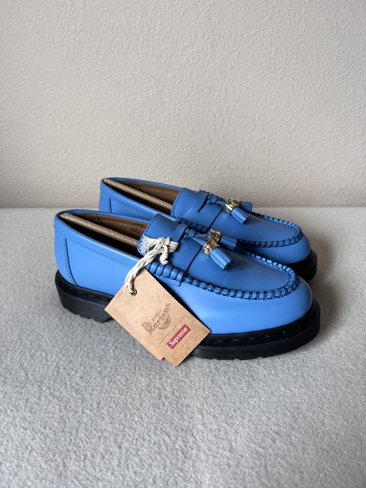 Supreme Supreme Dr. Martens Penton Tassel Loafers in Blue | Grailed