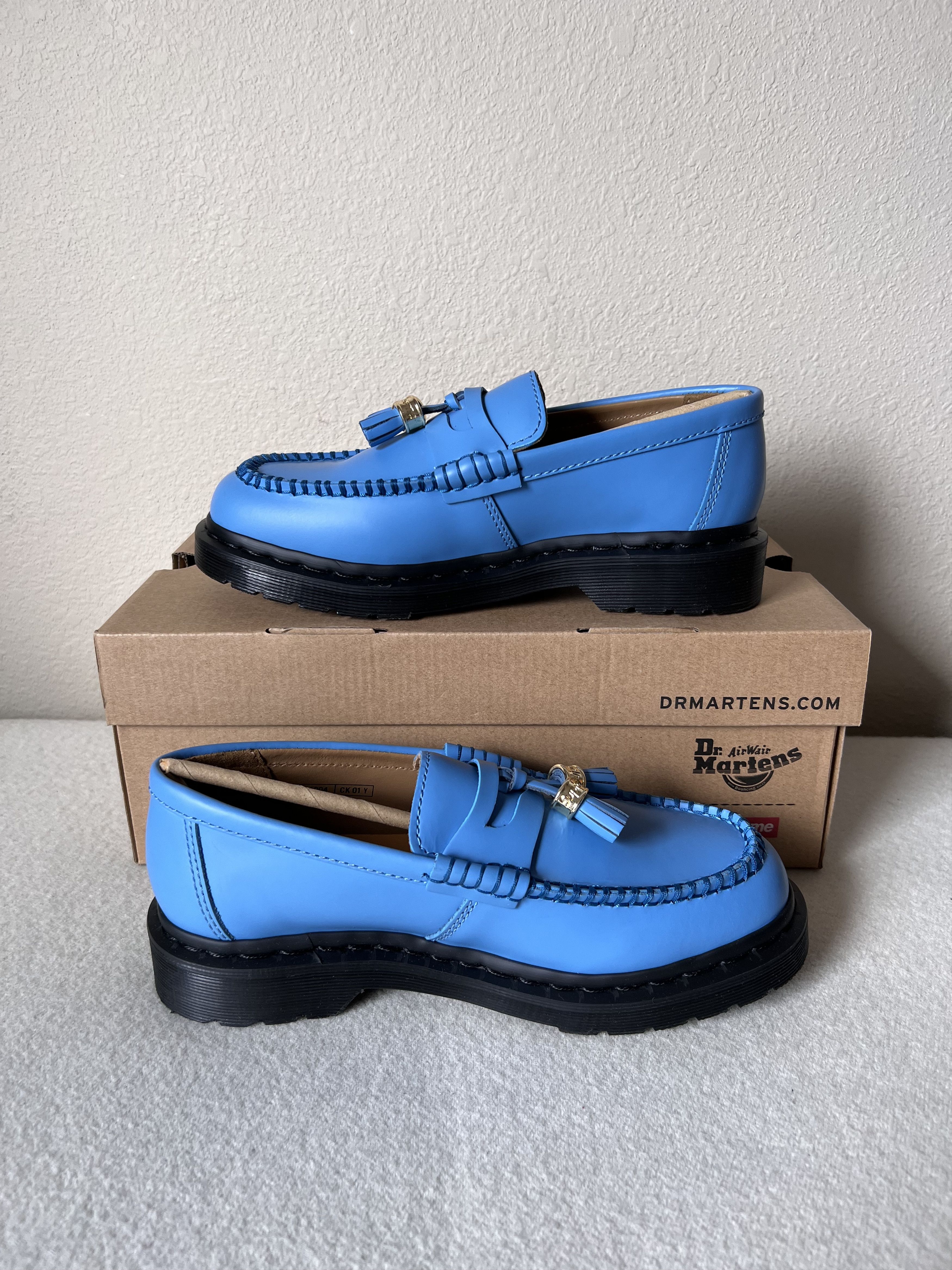 Dr. Martens × Supreme Supreme Dr. Martens Penton Tassel Loafers in Blue Size US 6 / EU 39 - 3 Thumbnail