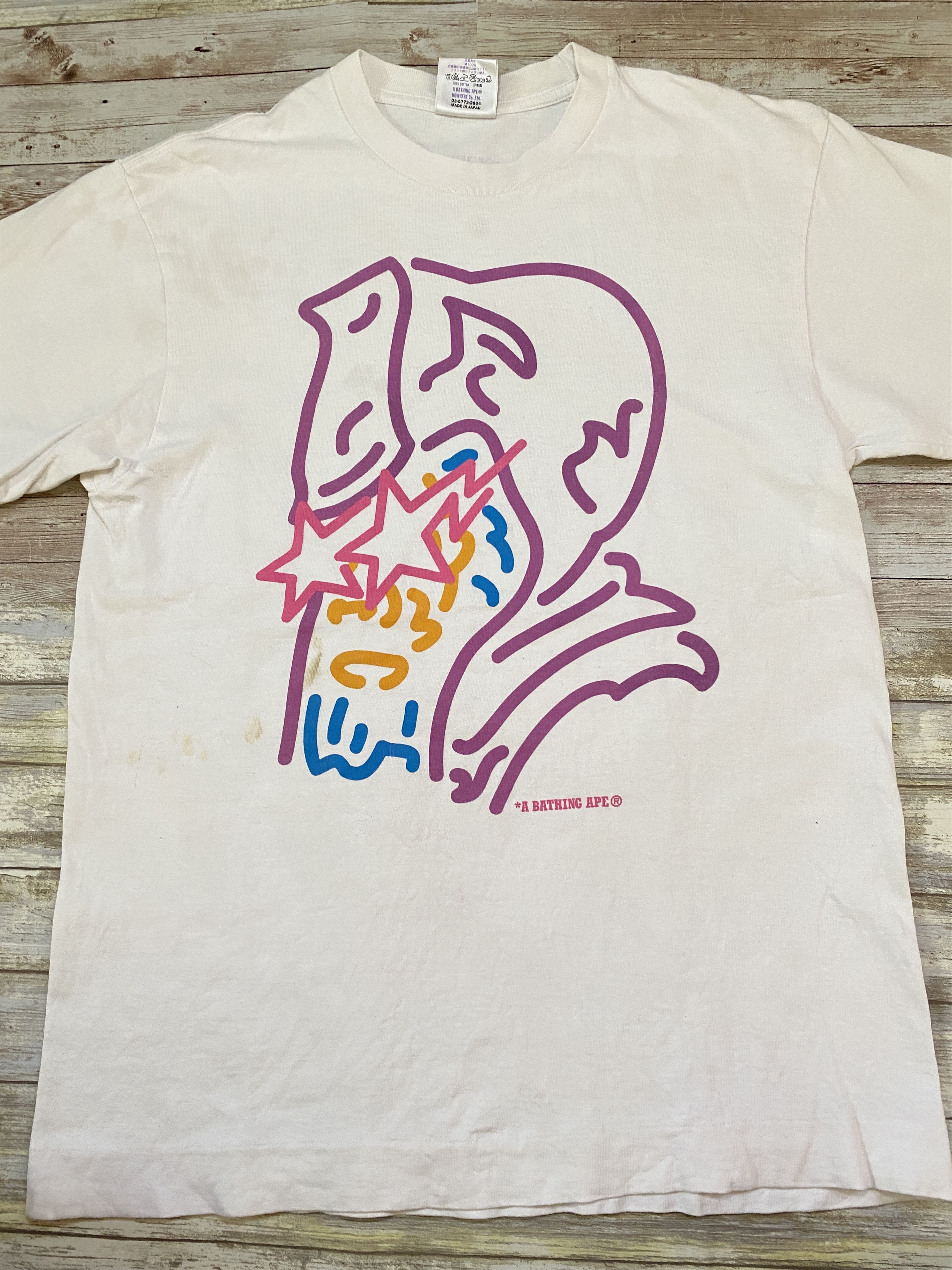 Bape Neon General Sta Tee Size US M / EU 48-50 / 2 - 2 Thumbnail