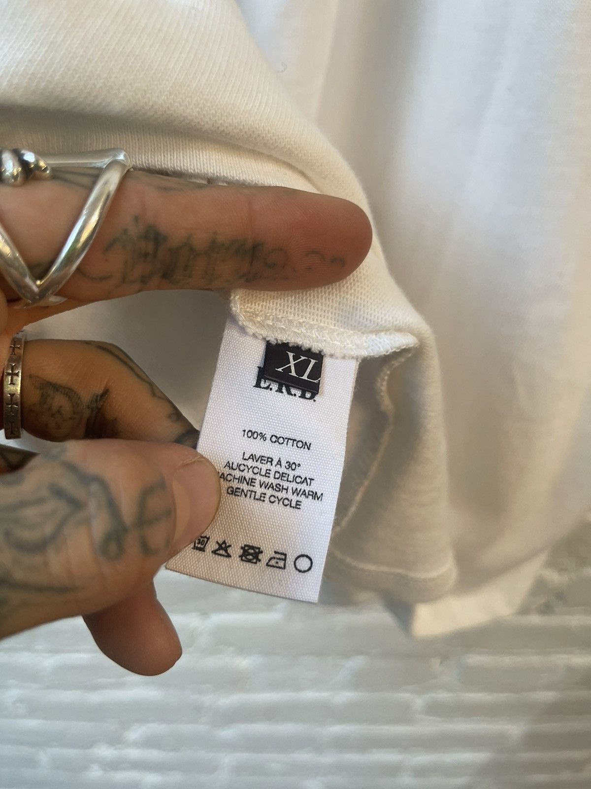 Enfants Riches Deprimes ERD 1of4 KNIT HAND SEWN SHIRT for Selfridges London Size US XL / EU 56 / 4 - 10 Thumbnail