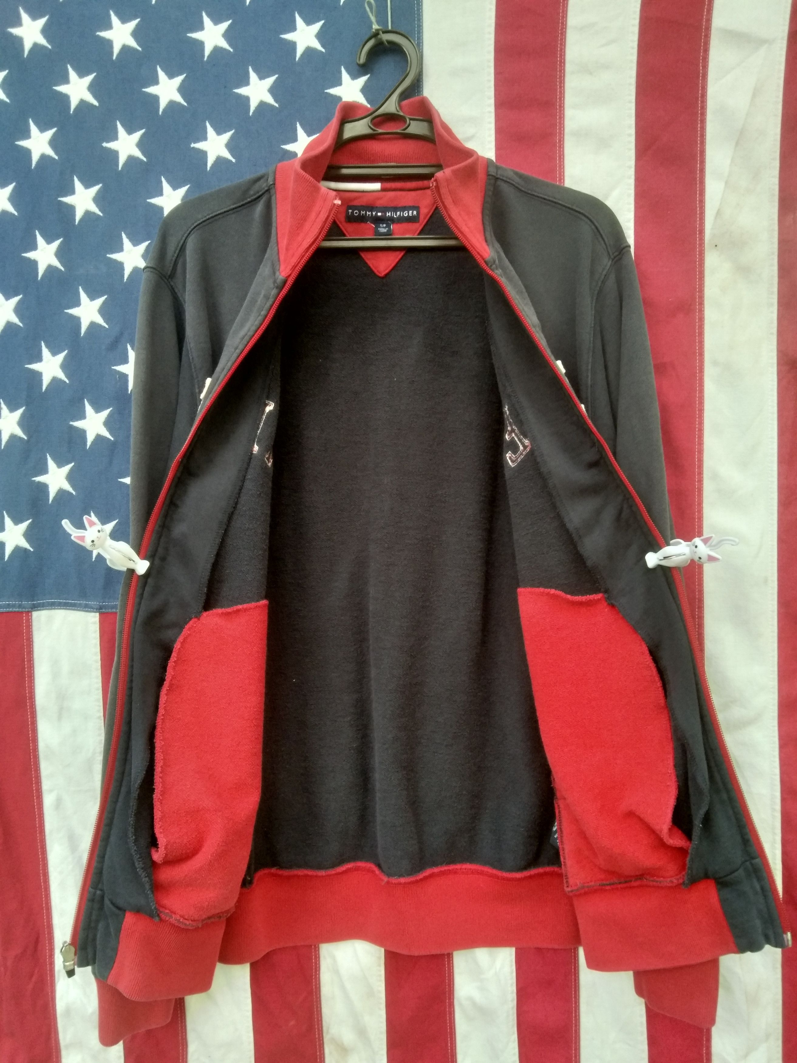 Tommy Hilfiger × Vintage VINTAGE TOMMY HILFIGER ZIPPER JACKET Size US L / EU 52-54 / 3 - 2 Thumbnail