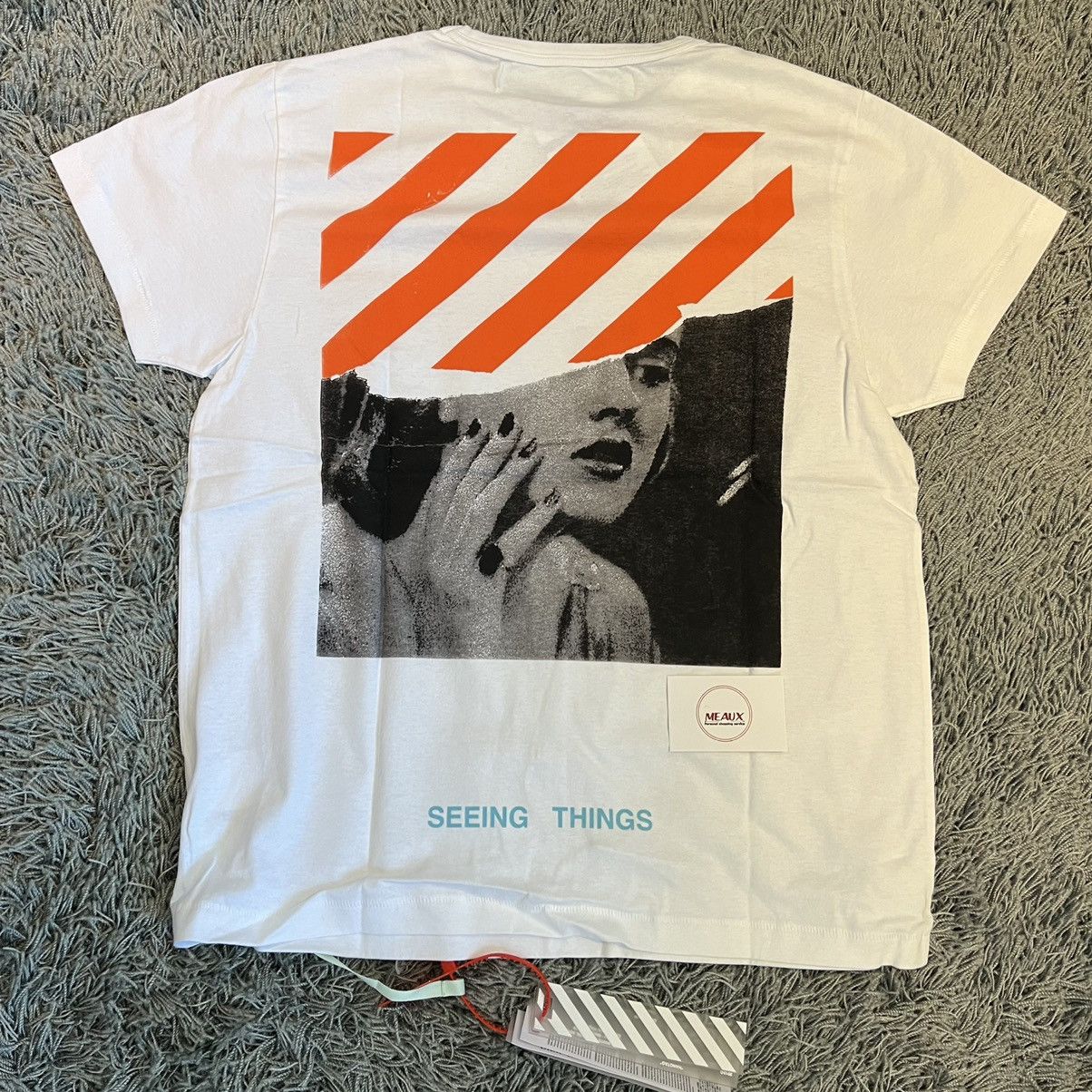 Off White Off White photocopy t shirt monroe orange BNWT logo virgil Grailed