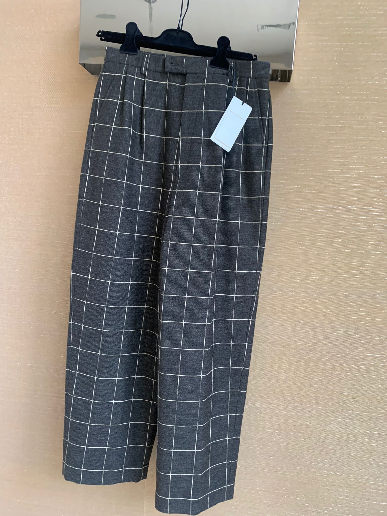 Gucci Casual Pants - Wool Overcheck in Dark Grey Size US 32 / EU 48 - 7 Thumbnail