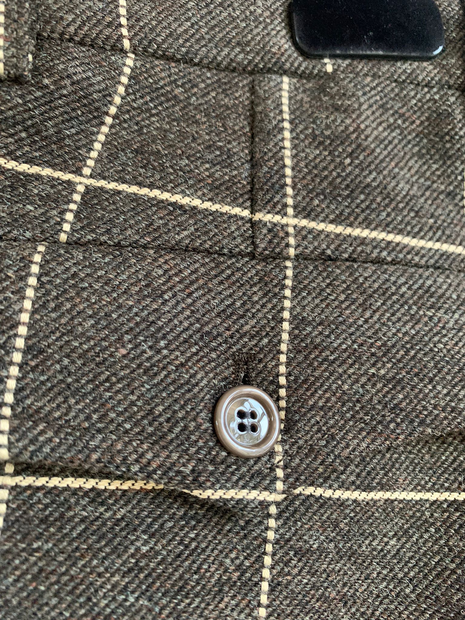 Gucci Casual Pants - Wool Overcheck in Dark Grey Size US 32 / EU 48 - 11 Thumbnail
