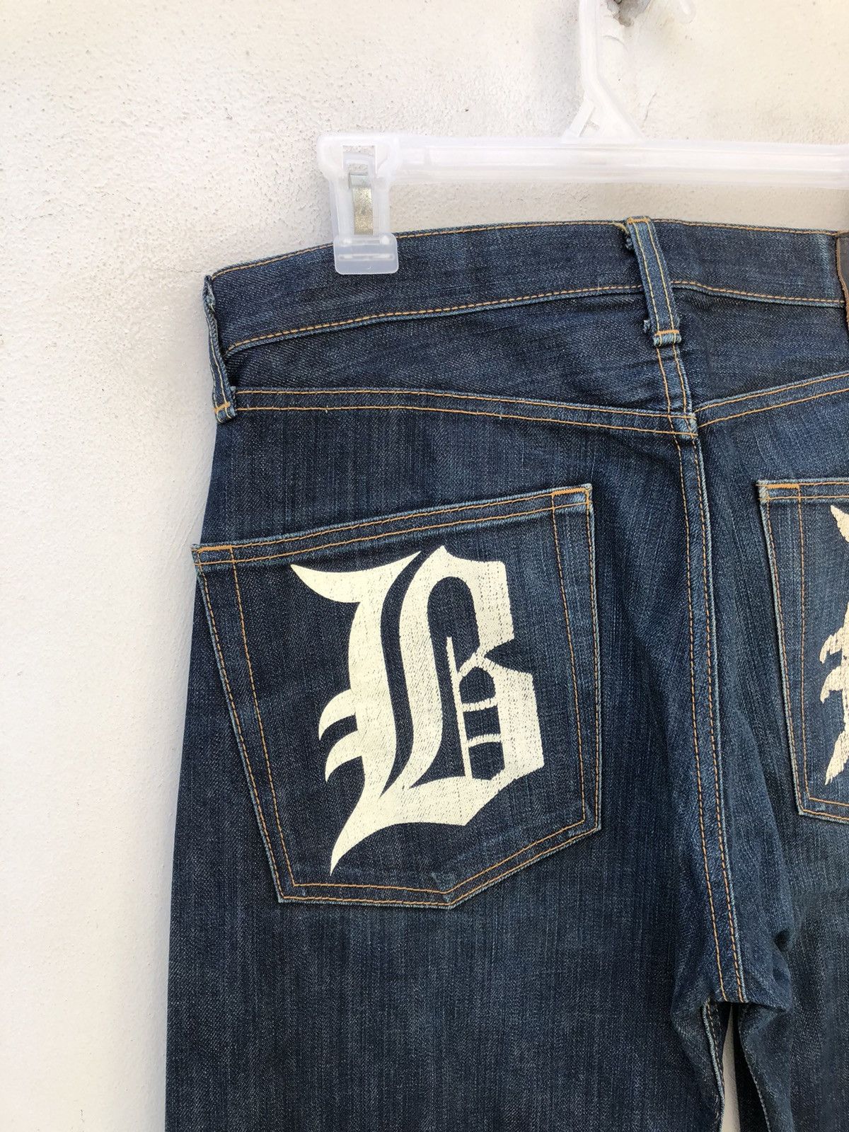 Bounty Hunter RARE!!! Vintage Bounty Hunter BH Japan Selvedge Denim Jeans Size US 32 / EU 48 - 8 Thumbnail