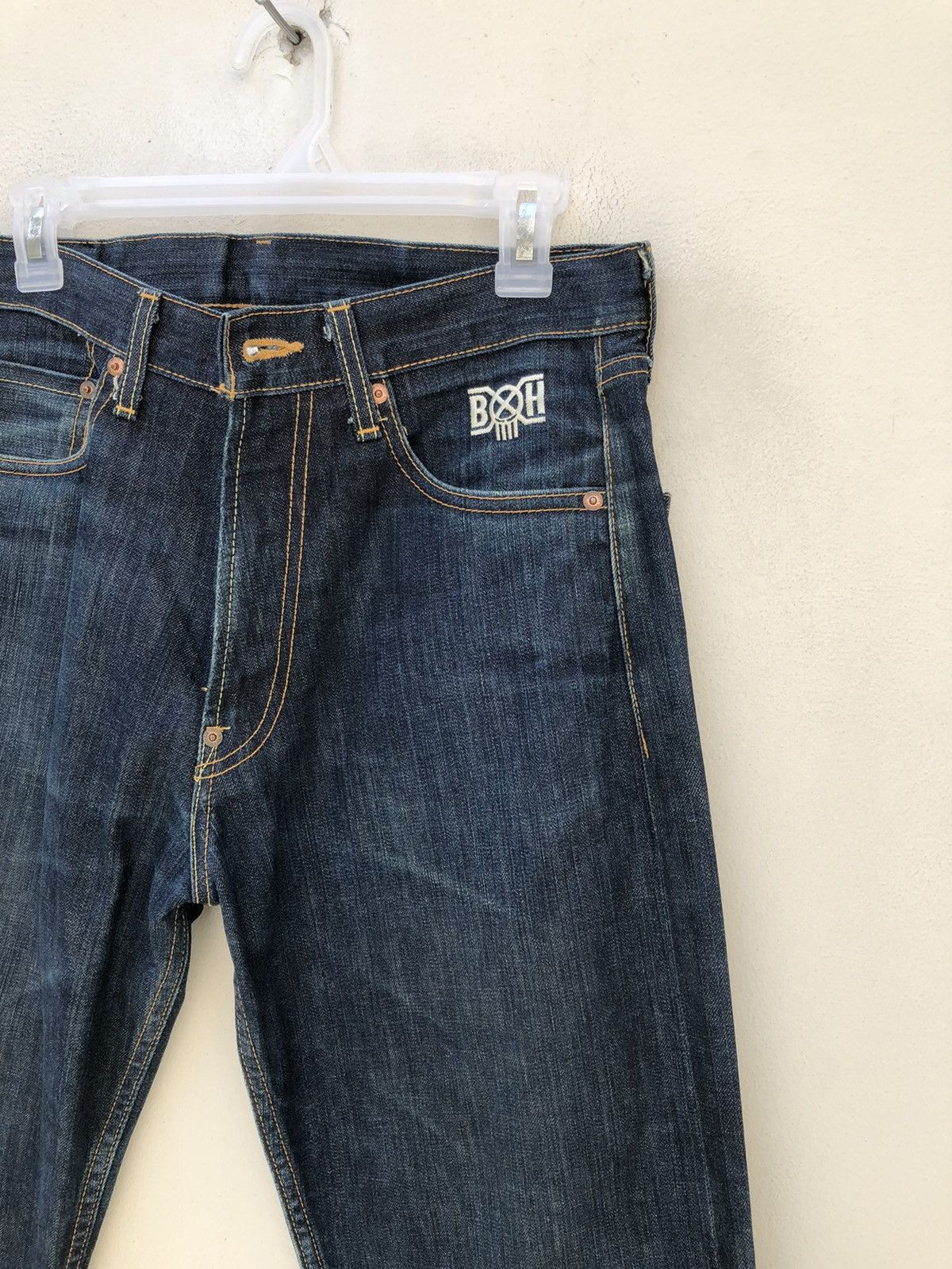 Bounty Hunter RARE!!! Vintage Bounty Hunter BH Japan Selvedge Denim Jeans Size US 32 / EU 48 - 18 Thumbnail