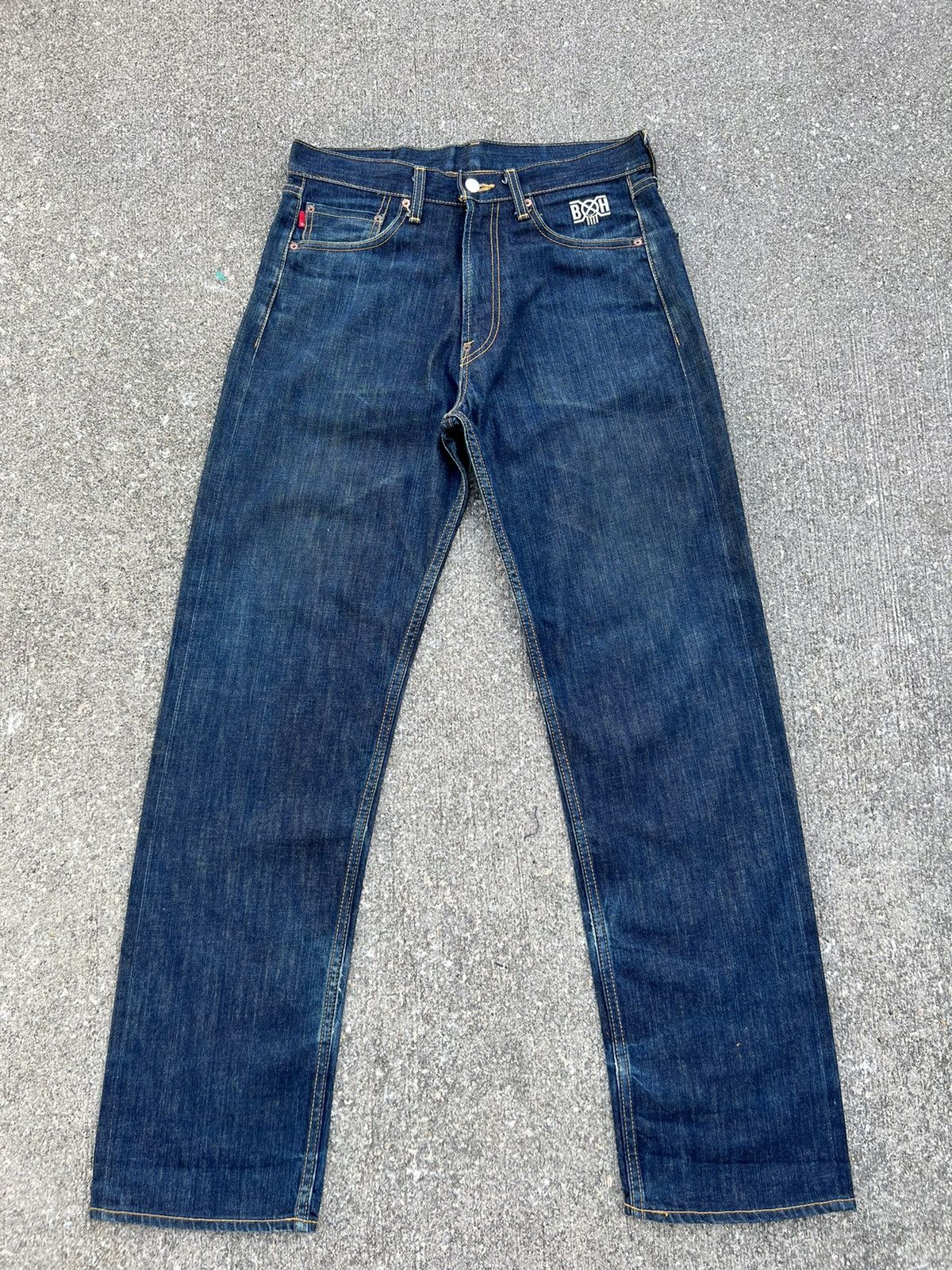 Bounty Hunter RARE!!! Vintage Bounty Hunter BH Japan Selvedge Denim Jeans Size US 32 / EU 48 - 2 Thumbnail