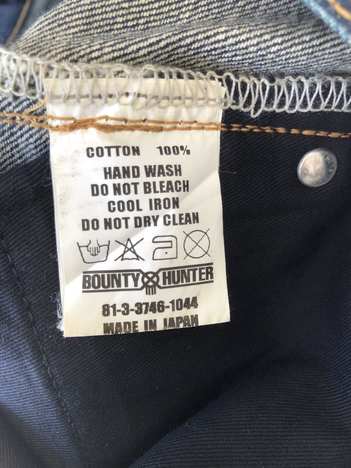 Bounty Hunter RARE!!! Vintage Bounty Hunter BH Japan Selvedge Denim Jeans Size US 32 / EU 48 - 24 Thumbnail