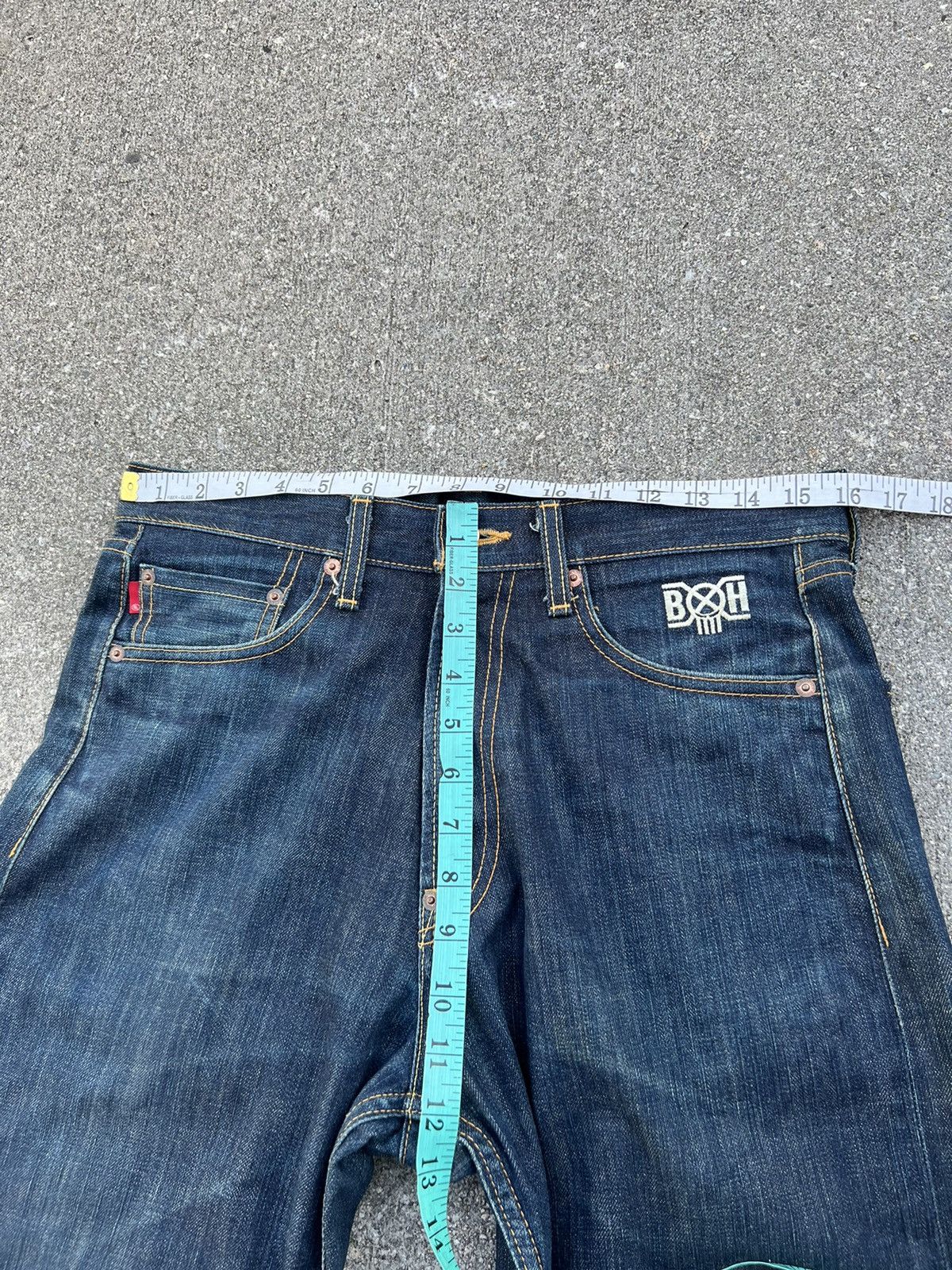 Bounty Hunter RARE!!! Vintage Bounty Hunter BH Japan Selvedge Denim Jeans Size US 32 / EU 48 - 3 Thumbnail