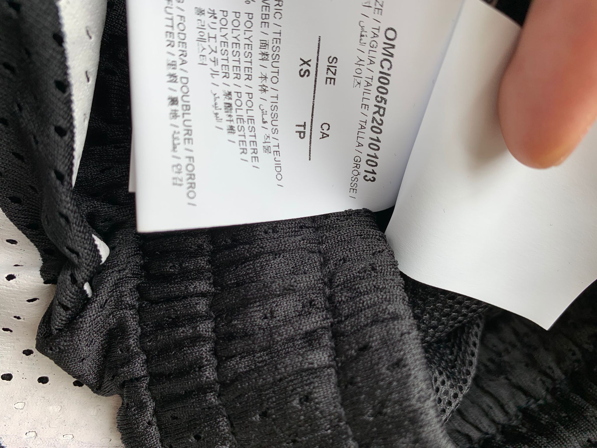 Off-White Hand Print Logo Mesh Shorts Size US 28 / EU 44 - 12 Thumbnail