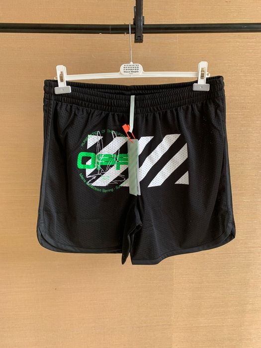 Off-White Harry the Bunny Logo Mesh Shorts | Grailed