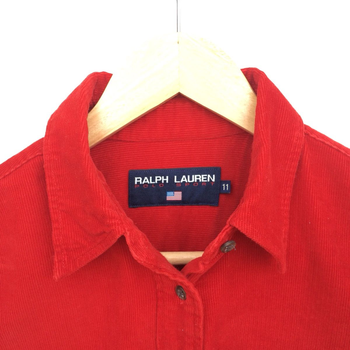 Polo Ralph Lauren × Vintage Vintage POLO Sport ralph Lauren curdoroy leather pad sleeve Size US M / EU 48-50 / 2 - 4 Thumbnail
