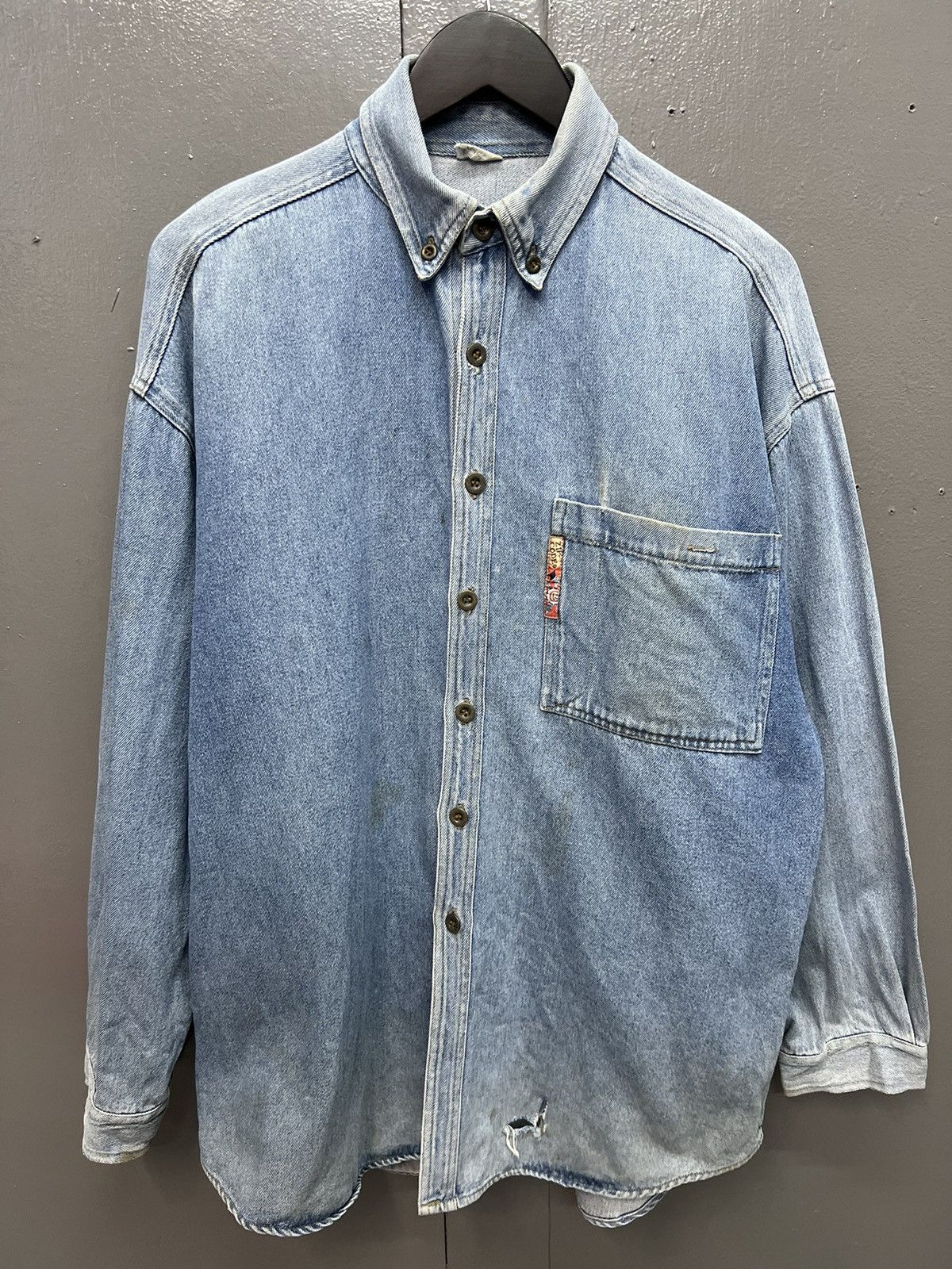Vintage VINTAGE MEGADETH DENIM SHIRT CUSTOM BY ZIP CODE Size US XL / EU 56 / 4 - 2 Thumbnail