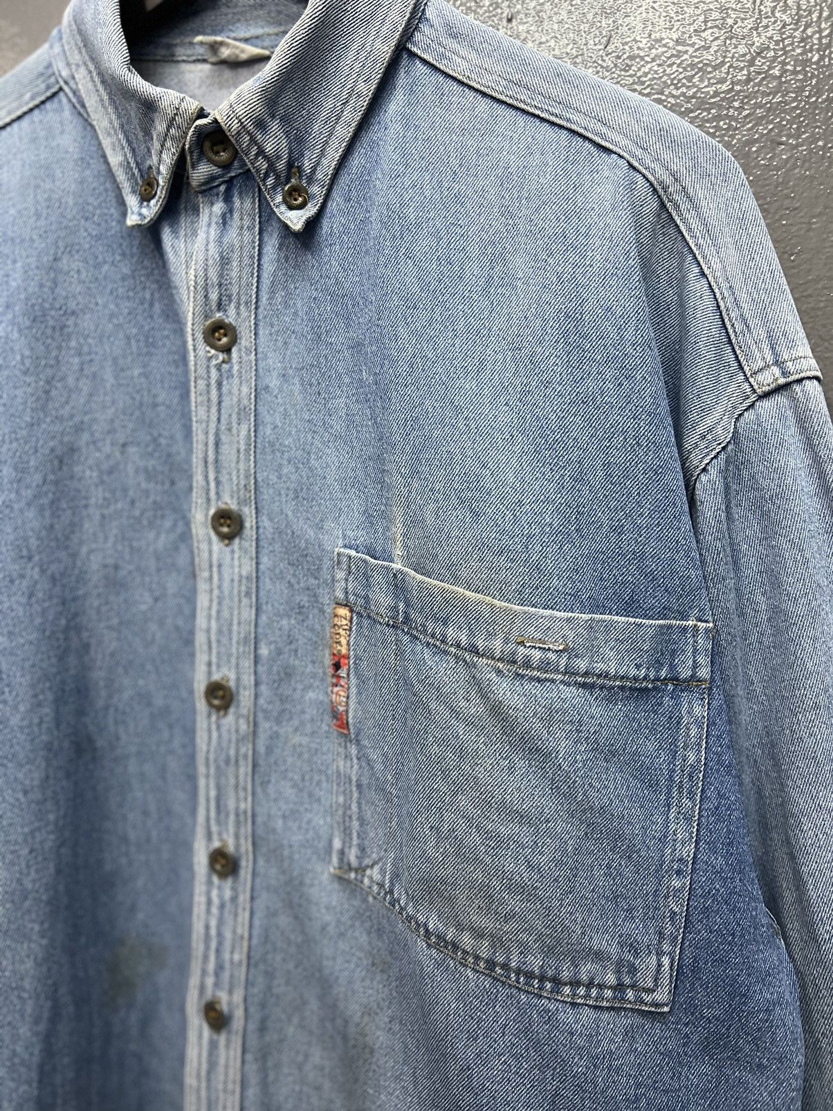 Vintage VINTAGE MEGADETH DENIM SHIRT CUSTOM BY ZIP CODE Size US XL / EU 56 / 4 - 4 Thumbnail