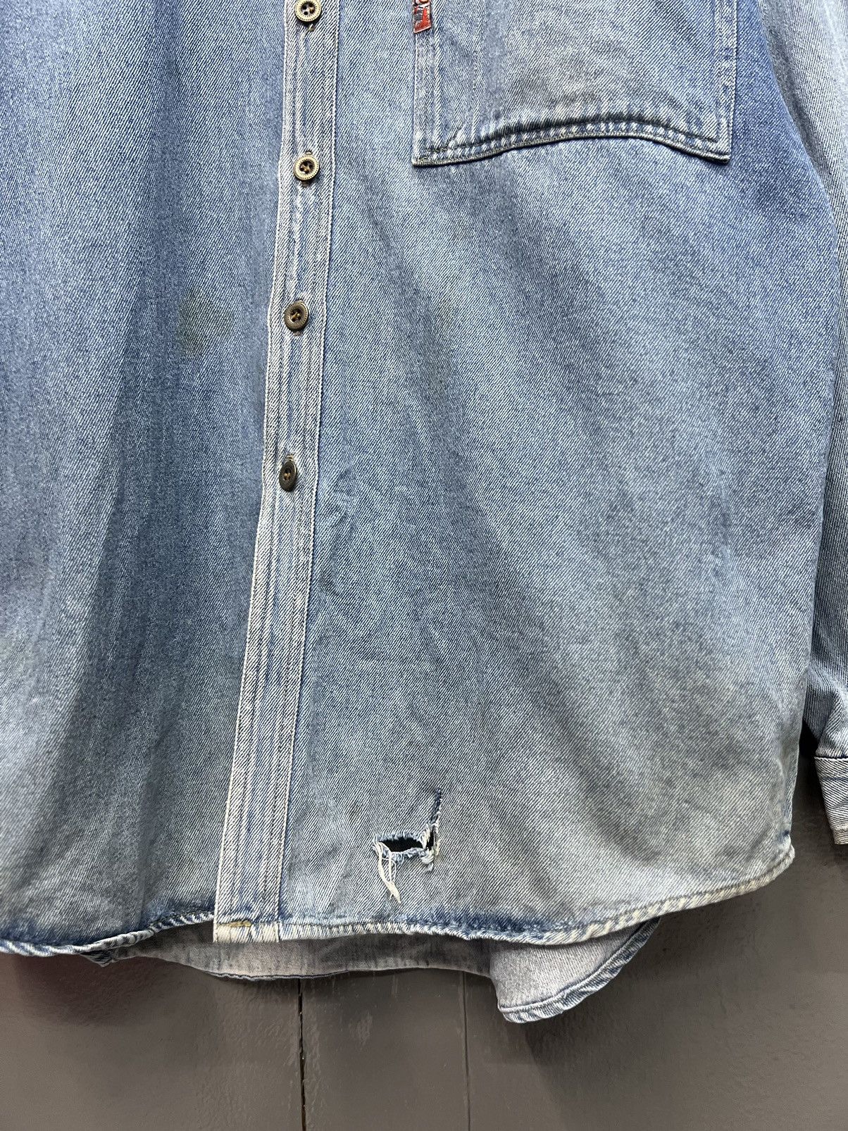 Vintage VINTAGE MEGADETH DENIM SHIRT CUSTOM BY ZIP CODE Size US XL / EU 56 / 4 - 3 Thumbnail