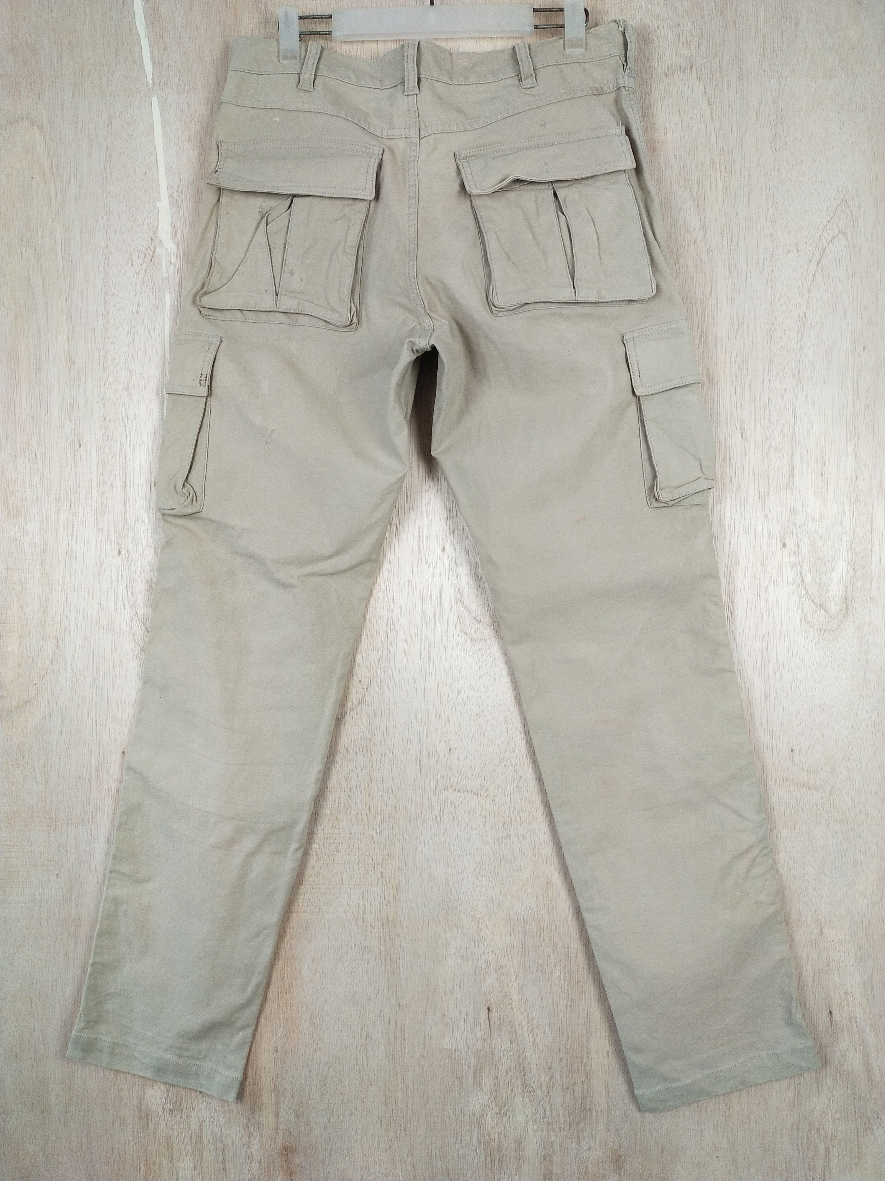 Global Work × Japanese Brand Global Work multipocket tactical Cream Cargo Pants #3439 Size US 32 / EU 48 - 9 Thumbnail