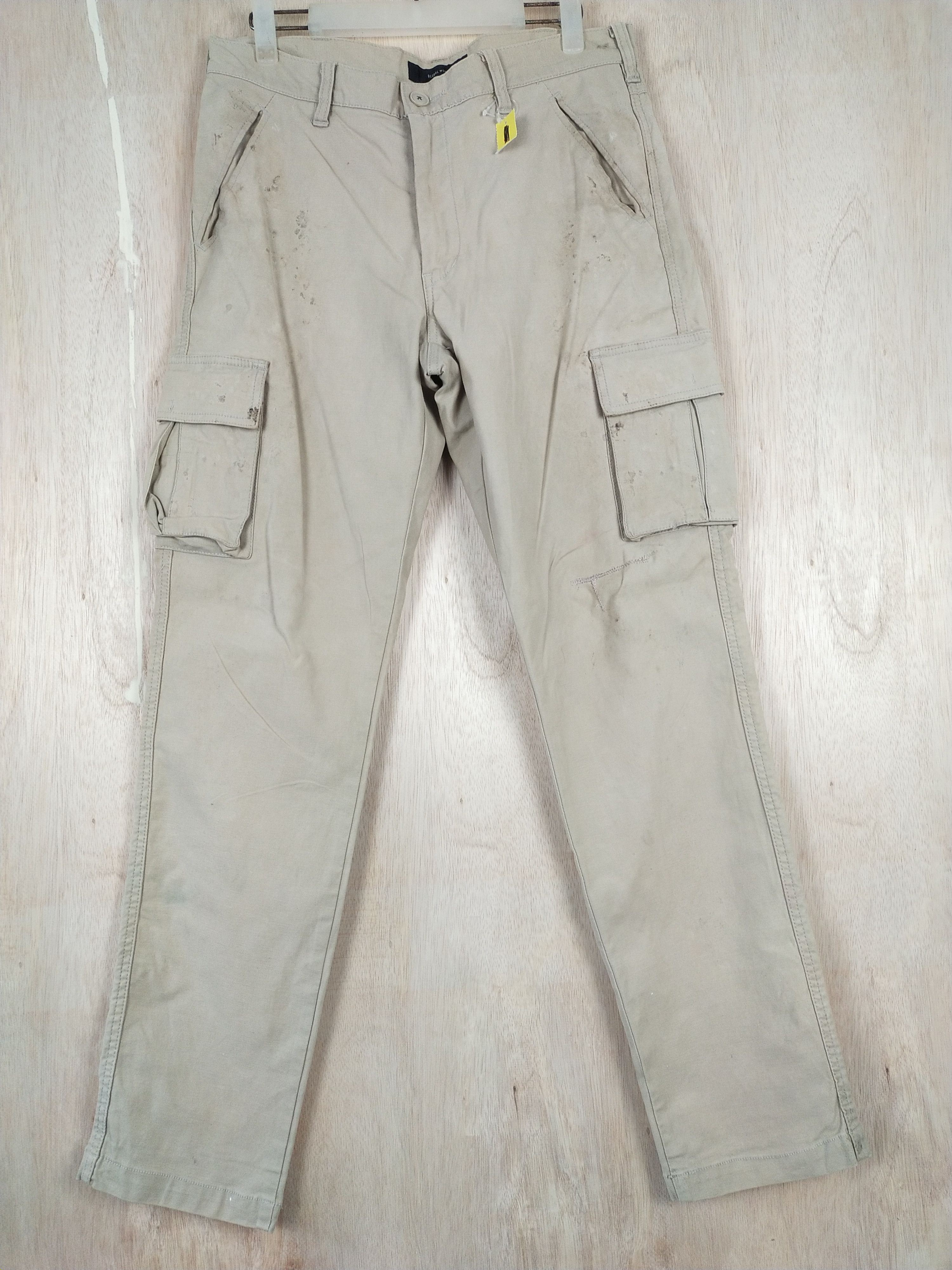 Global Work × Japanese Brand Global Work multipocket tactical Cream Cargo Pants #3439 Size US 32 / EU 48 - 1 Thumbnail